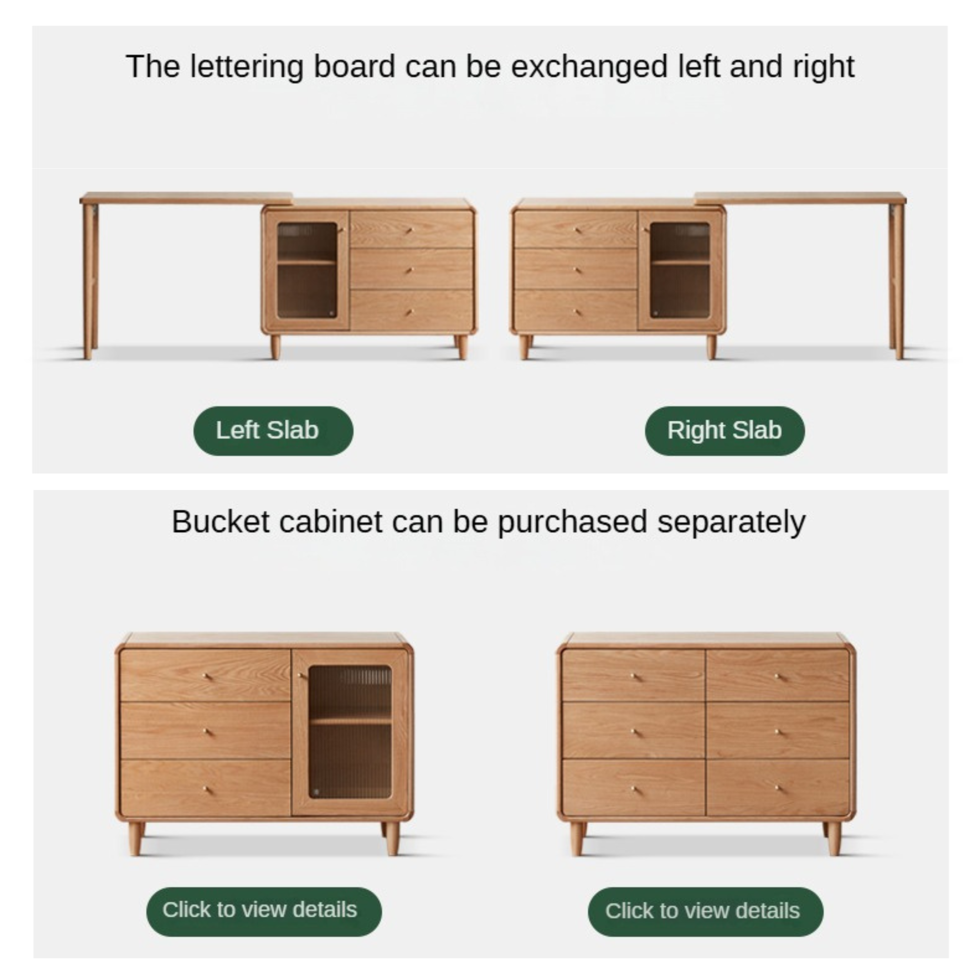 Solid Oak Retractable Vanity Dressing Table with Mirror - Perfect for Bedroom, Bathroom & Small Space Makeup Organization