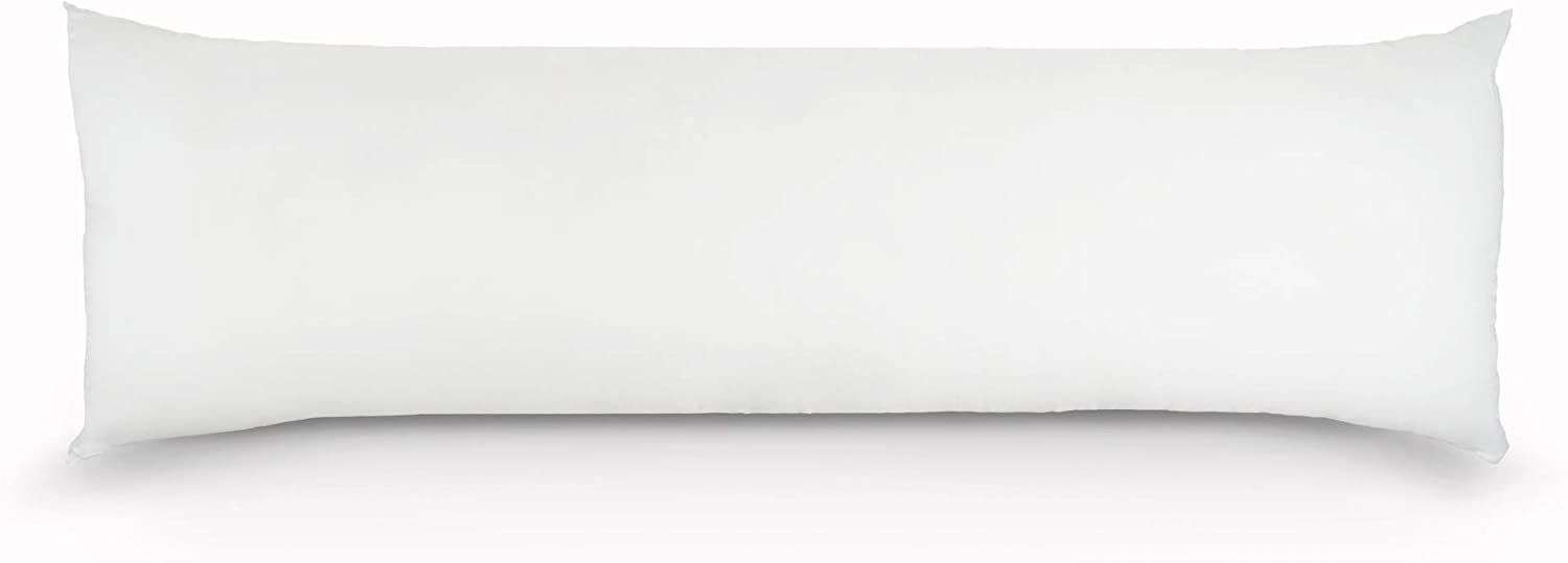 1000 Thread Count Premium Ultra Soft Body Pillowcase - White - Perfect for Home, Bedroom & Travel Comfort