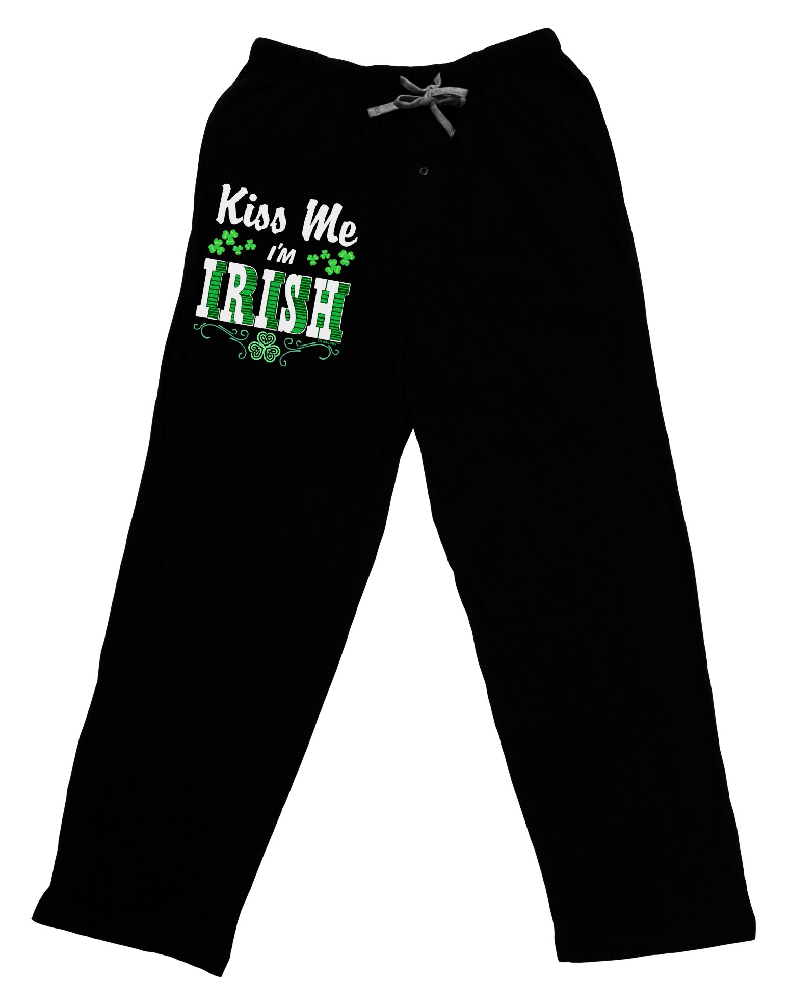 TOOLOUD Kiss Me I'm Irish St. Patrick's Day Lounge Pants for Adults - Comfortable Holiday Pajama Bottoms for Parties & Festive Celebrations