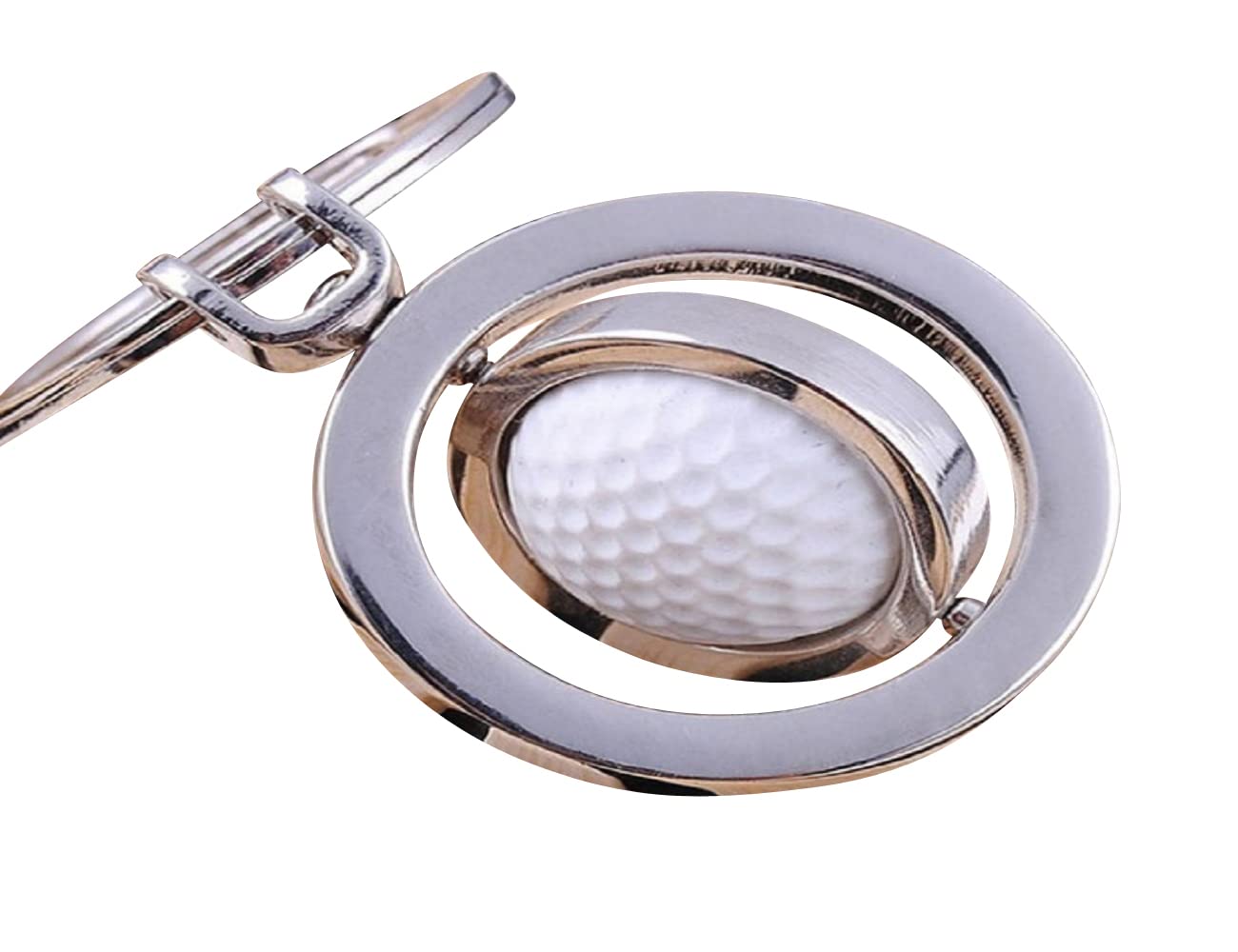 LL-Golf® Rotating Golf Ball Keychain - Unique Golf Gift for Men & Women - Perfect for Golf Enthusiasts, Players & Coaches - Great for Birthdays, Tournaments & Corporate Events