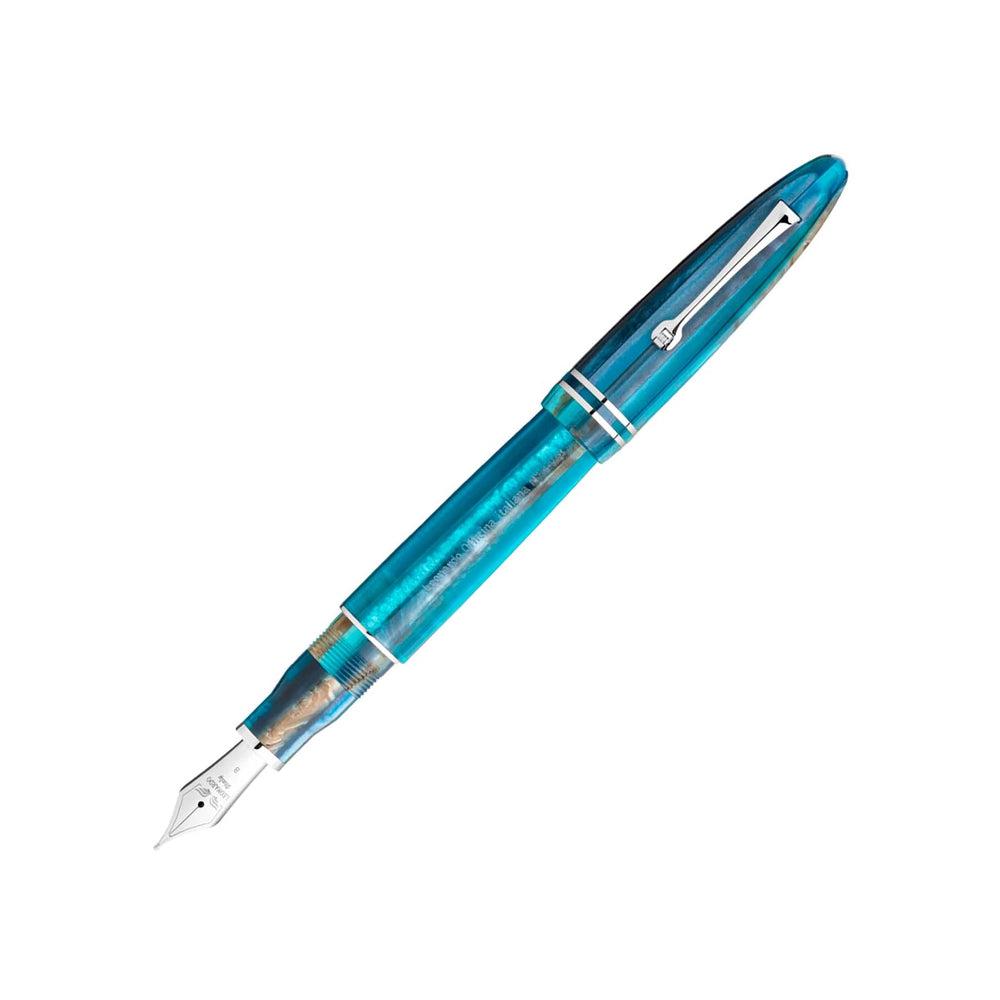 Leonardo Fountain Pen Furore Grande - Premium Stainless Steel Luxury Writing Instrument for Professionals & Collectors | Perfect for Business Signatures, Journaling & Gift Giving