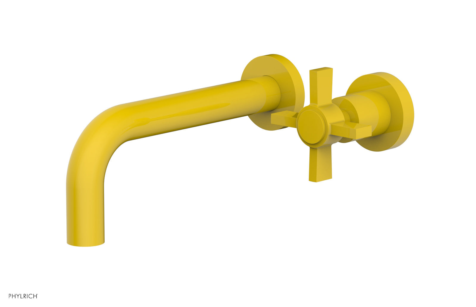 Basic Single Handle Wall Lavatory Set - Cross Handle D132 15 - Perfect for Bathroom Sink Faucet Installation and Bathroom Renovation Projects