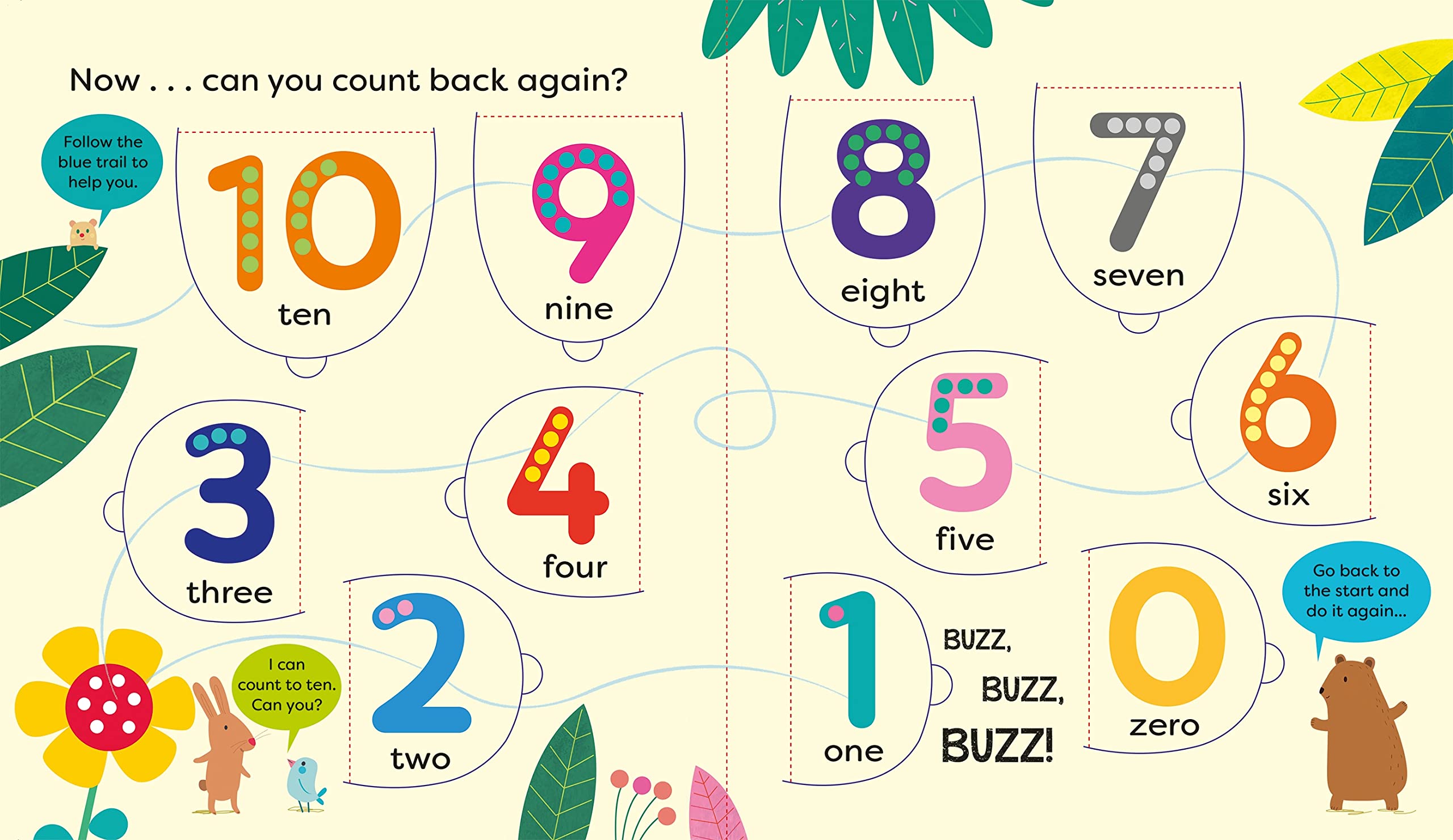 Count to Ten and Back Again - Fun Counting Book for Kids | Learn Numbers 1-10 | Perfect for Preschool & Kindergarten Math Activities