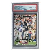 Howie Long Autographed 1992 Raiders Pro Line Profiles Trading Card - PSA/DNA Certified Gem Mint 10 - Perfect for NFL Memorabilia Collectors & Raiders Fans Display