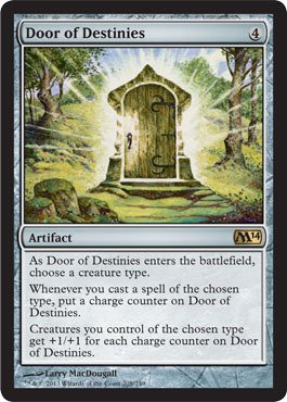 Magic The Gathering - Door of Destinies (208/249) - Magic 2014 Foil Card - Rare MTG Collectible - Perfect for Commander & Modern Deck Building