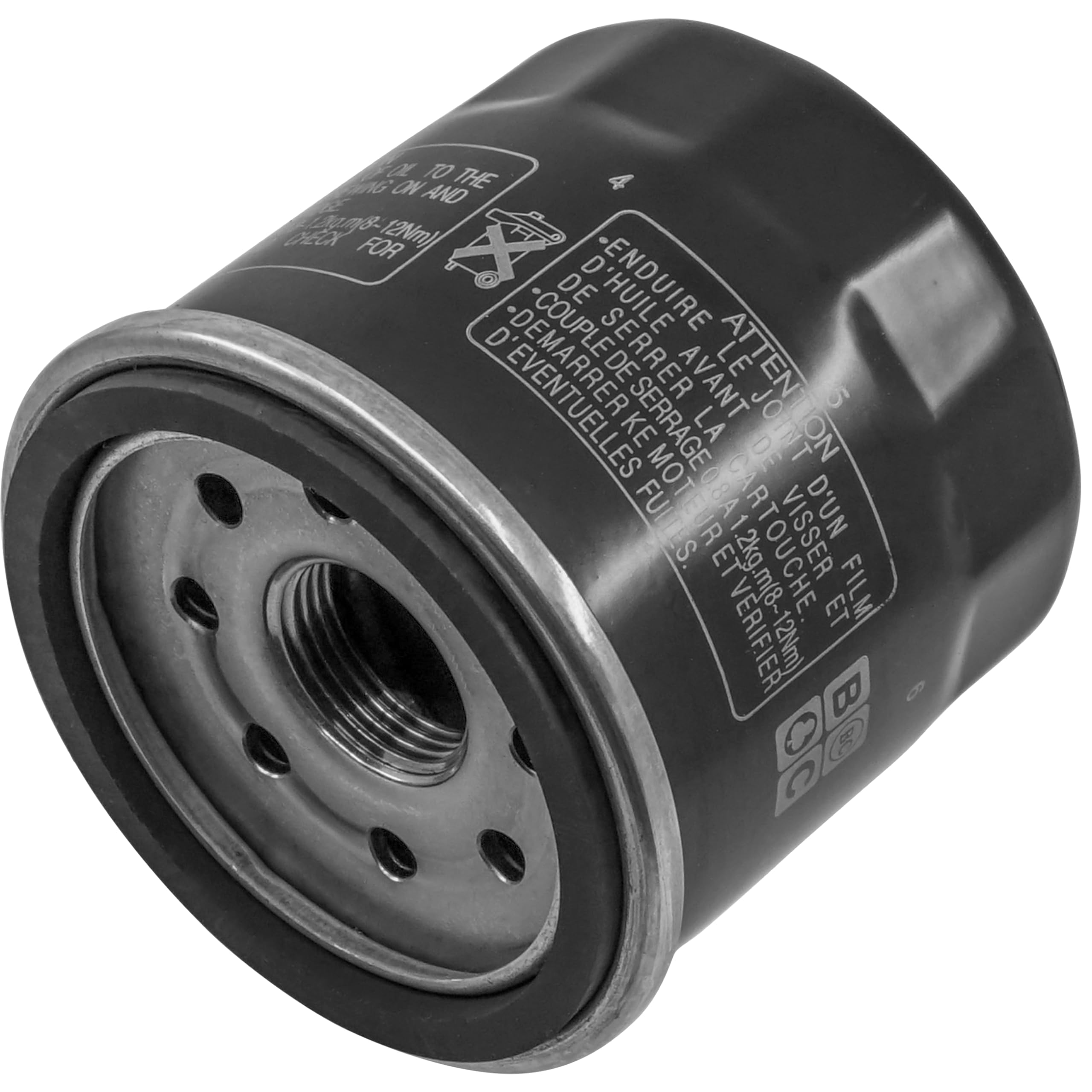 Caltric Oil Filter Compatible with Triumph Speedmaster 790, Speed 675-R, Triple R 675, 885 Daytona 675R - High Performance Motorcycle Oil Filter for Smooth Engine Protection - Perfect for Street Riding, Racing & Maintenance