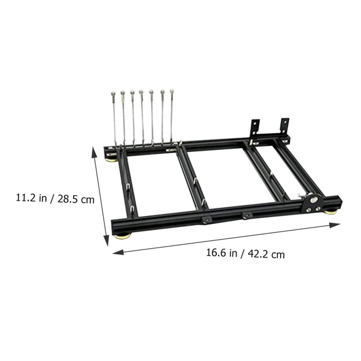 Hemobllo DIY Open Air Motherboard Case - ATX Computer Chassis with GPU Bracket for PC Builds, Mining Rigs & Gaming Setups - Perfect for Custom PC, Cryptocurrency Mining, and Tech Enthusiasts