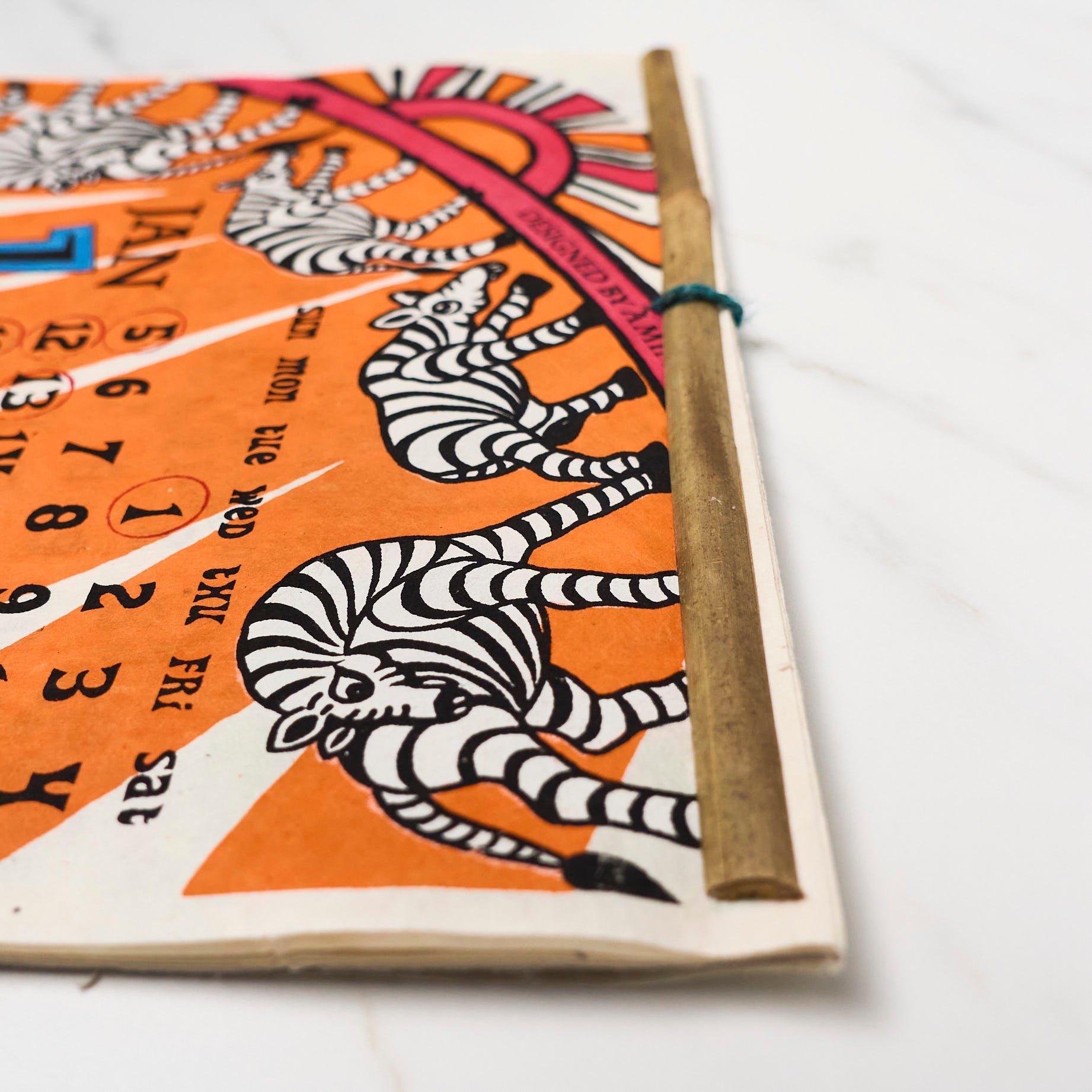 2025 Tinga Tinga Wall Calendar - Vibrant African Art by Amina Collection | Perfect for Home, Office & Gift Giving
