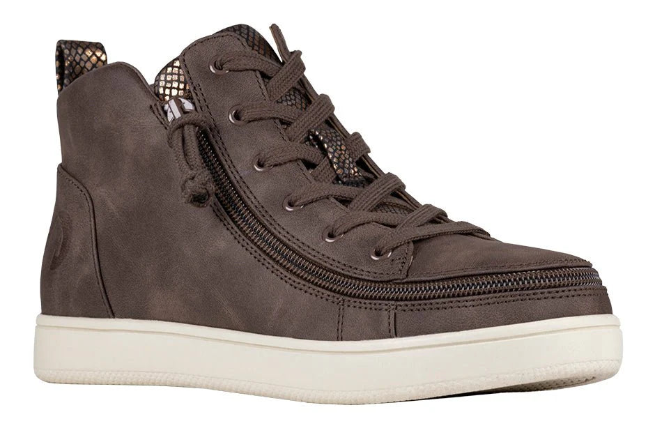 Billy Sneaker Women's Lace-Up Mid Top Casual Shoes - Comfortable Walking & Fashion Sneakers for Everyday Wear, Gym, and Outdoor Activities