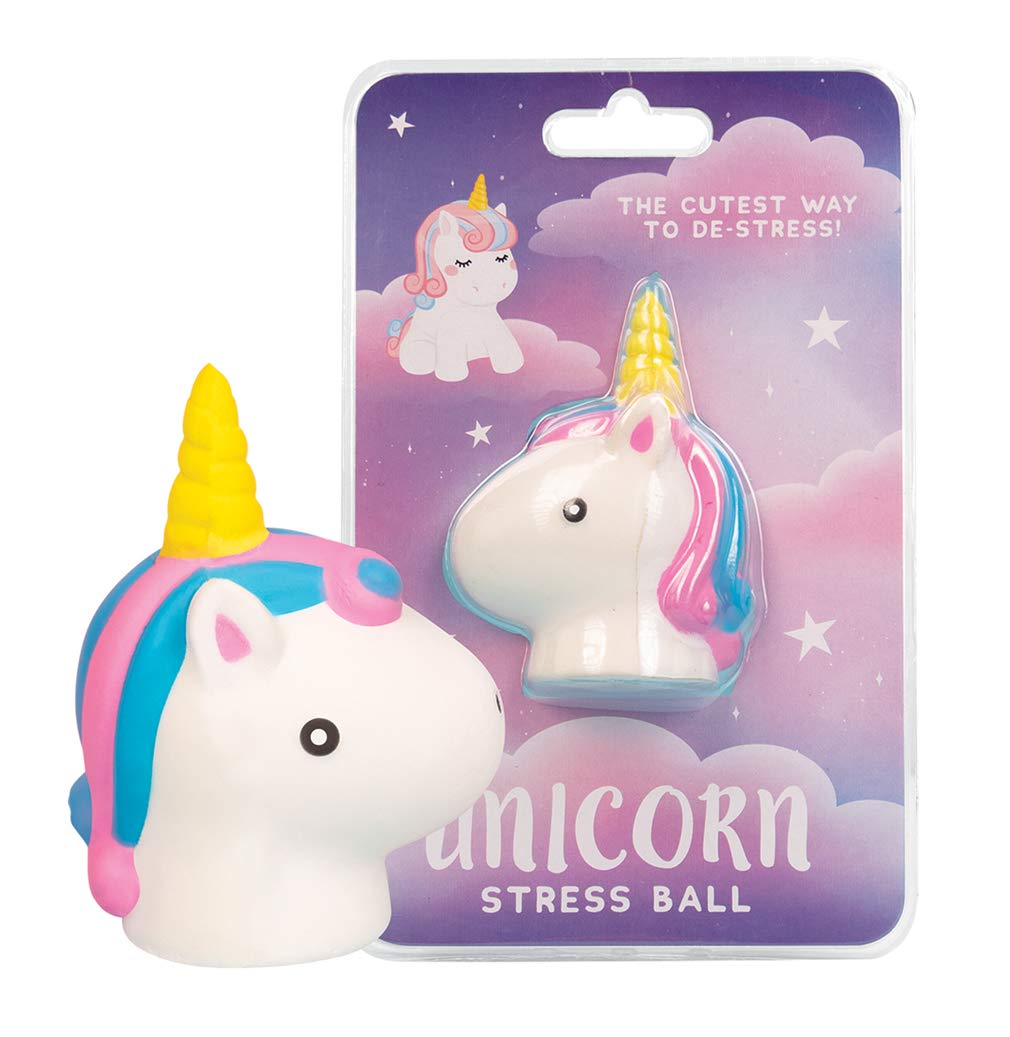 iScream Fizz Creations Magical Unicorn Squishy Stress Ball - Cute Sensory Toy for Kids & Adults, Anxiety Relief & Stress Relief - Perfect for Office, School, Home & Travel