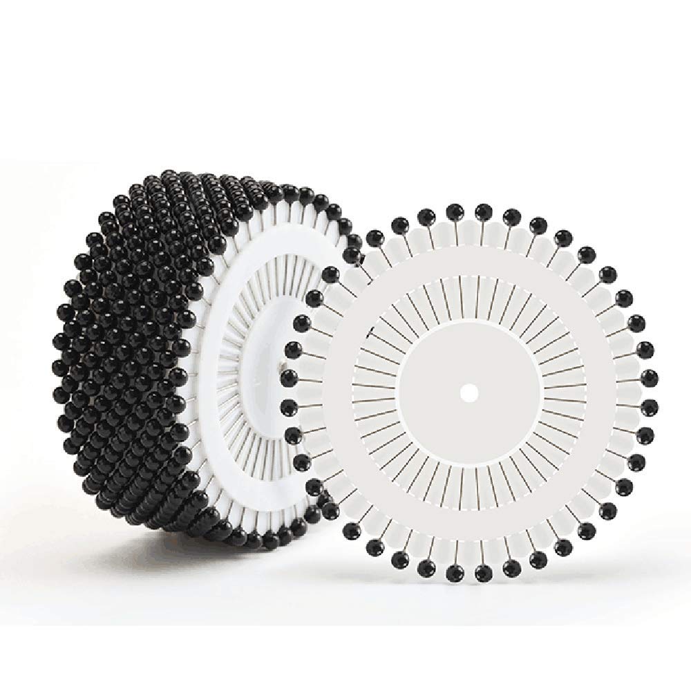 Round Pearl Head Sewing Pins 1.5 Inch - 480pcs for Fabric & Crafts