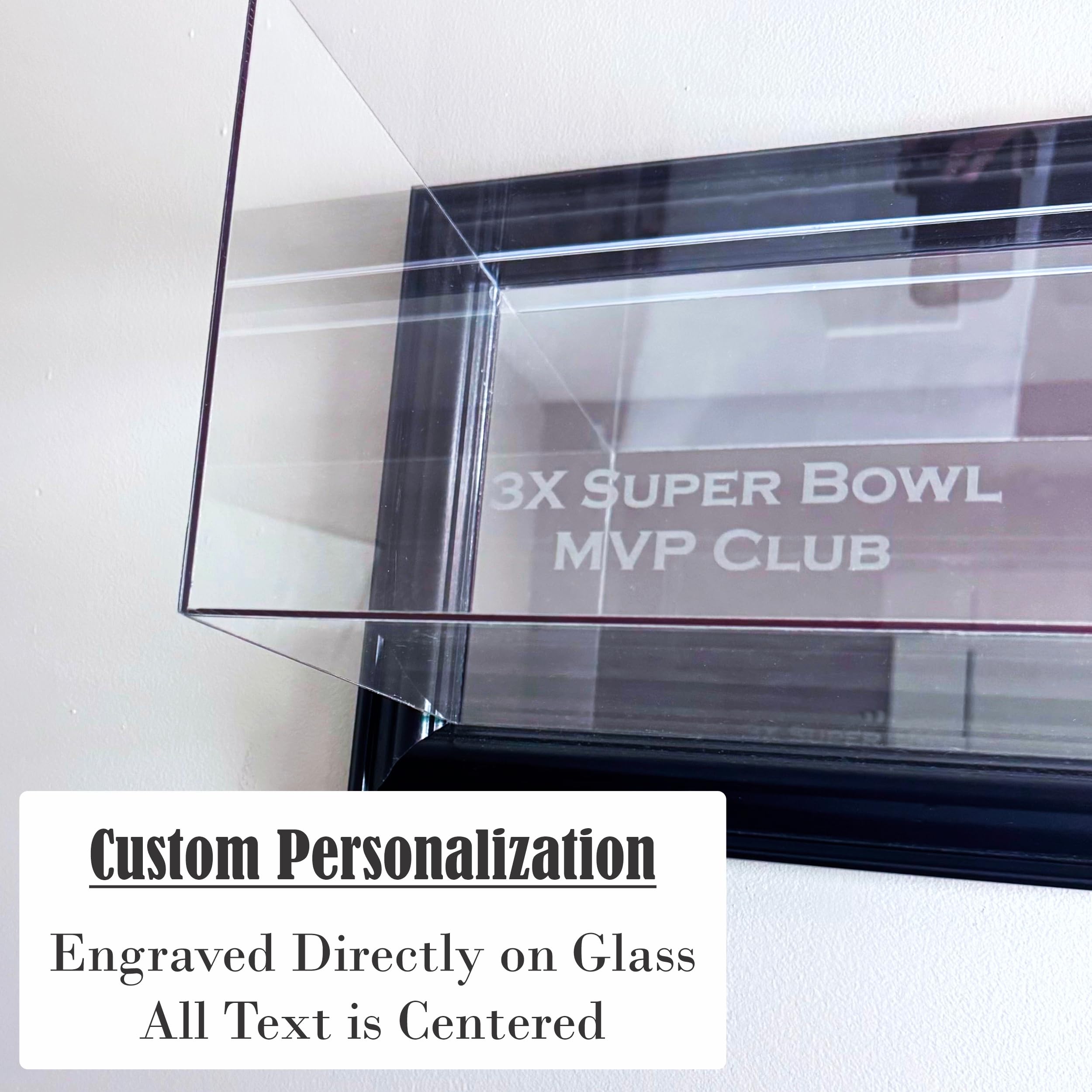 NBA Wall Mounted Basketball Display Case - Premium Glass Showcase for Collectibles & Memorabilia - Perfect for Home, Office, or Sports Fan Cave Decor