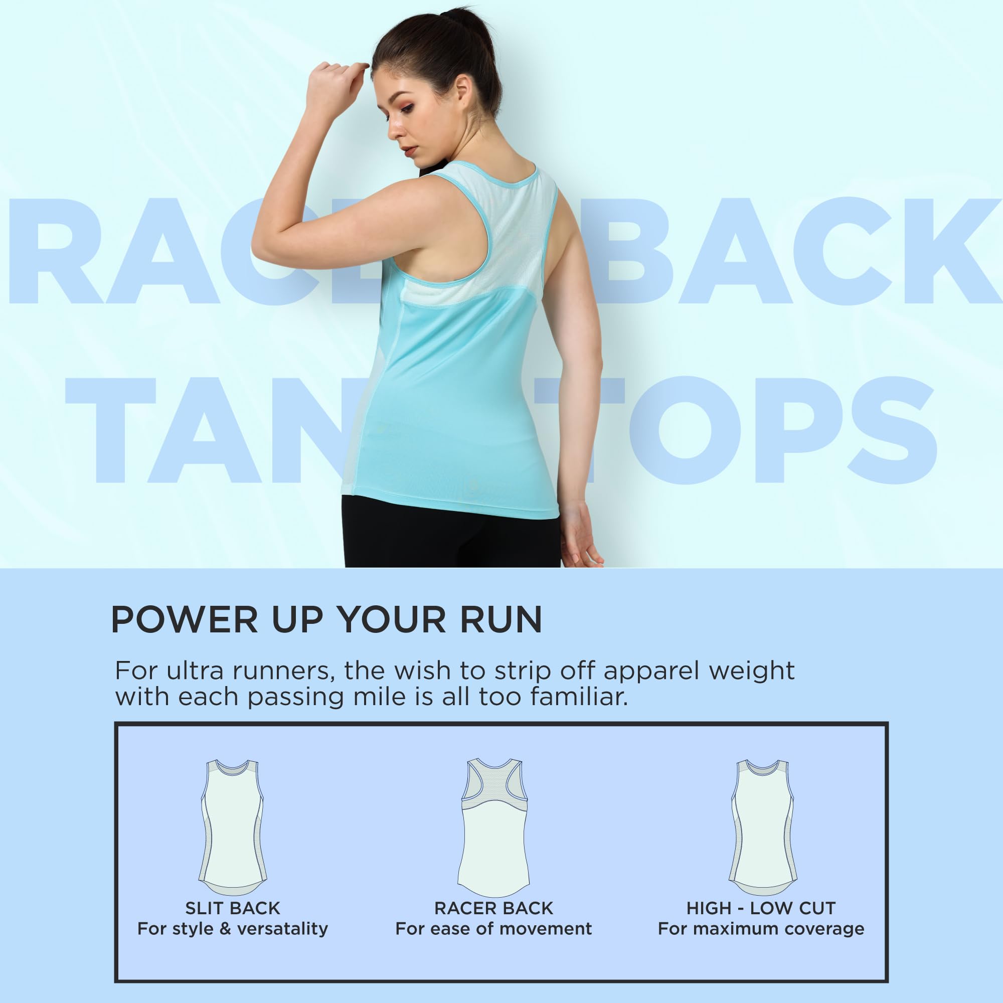 JOLGER Women's Racerback Tank Top - Breathable Workout Shirt for Yoga, Gym & Running | Comfortable Activewear for Fitness, Lounge & Casual Wear | Moisture-Wicking & Lightweight for All-Day Comfort