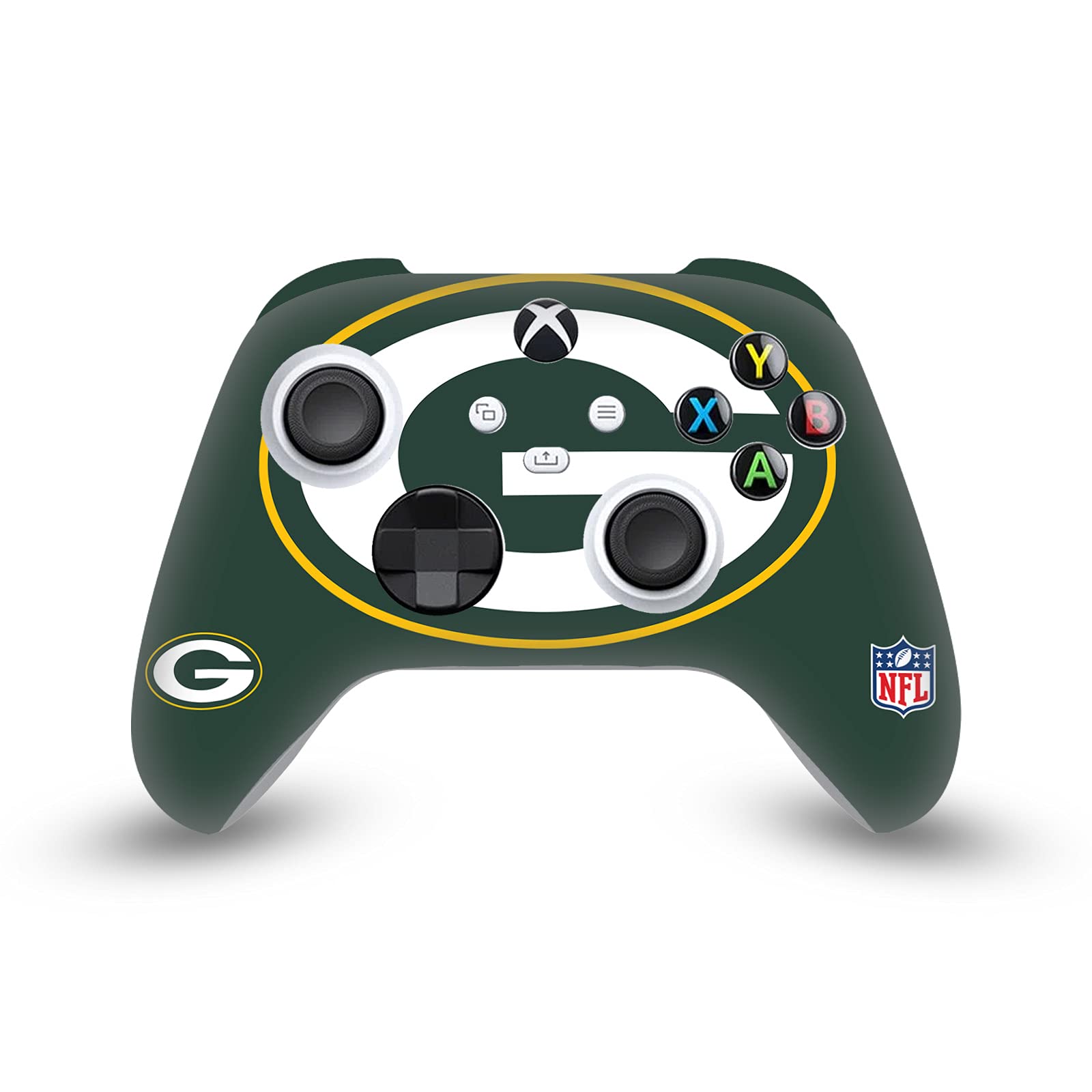 Official NFL Green Bay Packers Vinyl Skin Sticker for Xbox Series X/S Controller - Durable Gaming Skin, Custom Design, Easy to Apply - Perfect for Gamers & NFL Fans