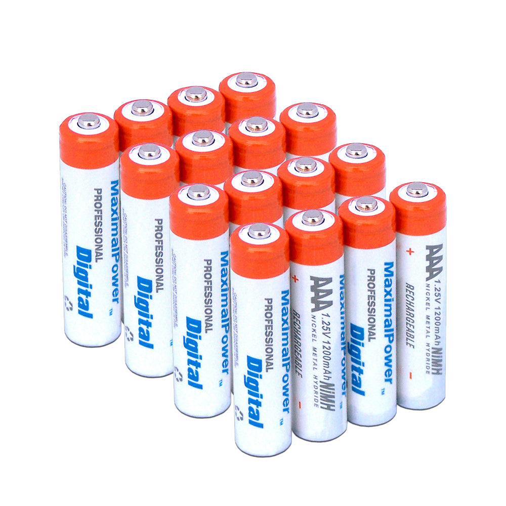 MaximalPower AAA NiMH Rechargeable Batteries - 8 Pack High Capacity 1000mAh, Long Lasting for Toys, Flashlights, Remote Controls & Electronics - Eco-Friendly Power Solution for Home & Office Use