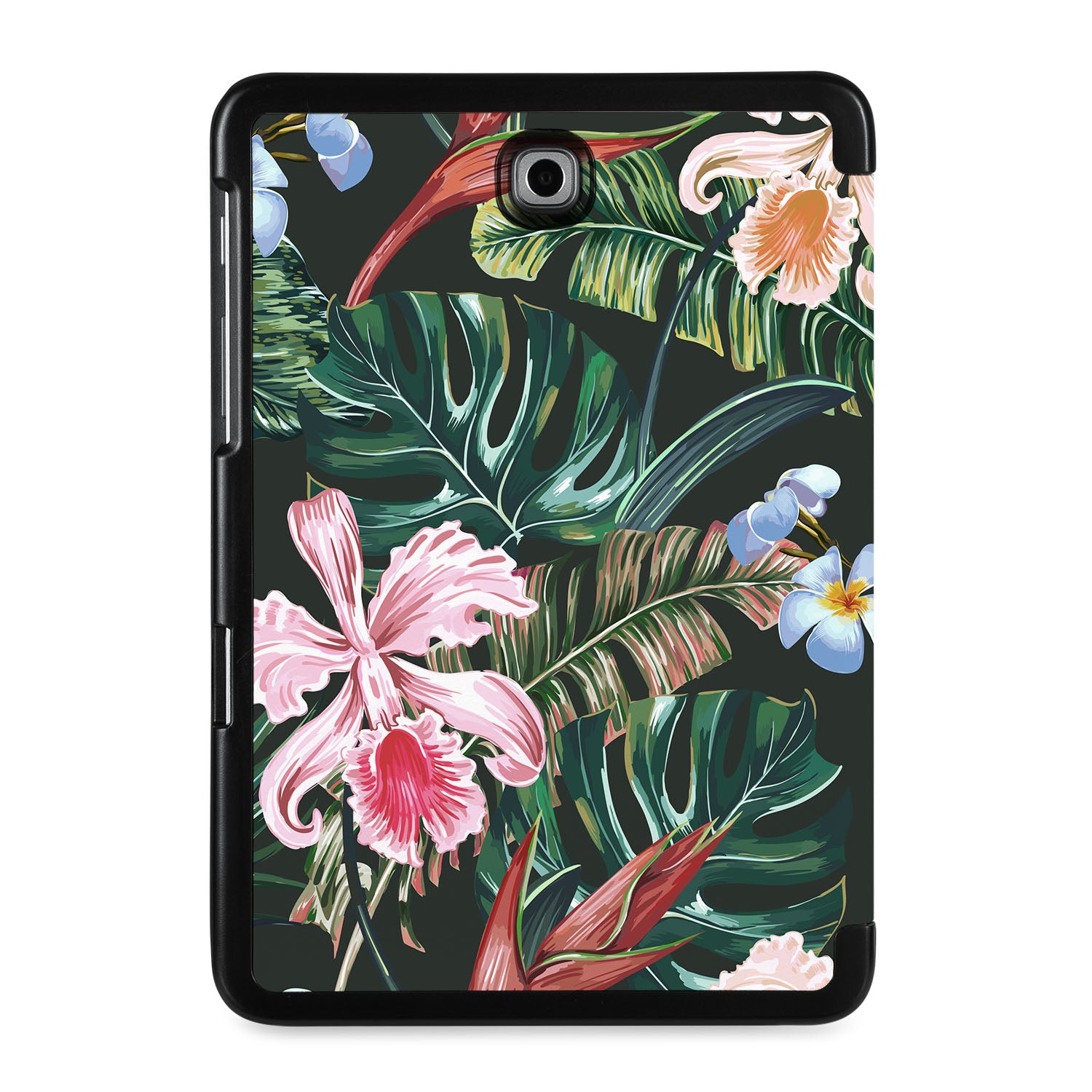 Samsung Tablet Case with Floral Design - Slim Protective Cover for Samsung Galaxy Tab A/S6/S7/S8 - Perfect for Work, Travel & School