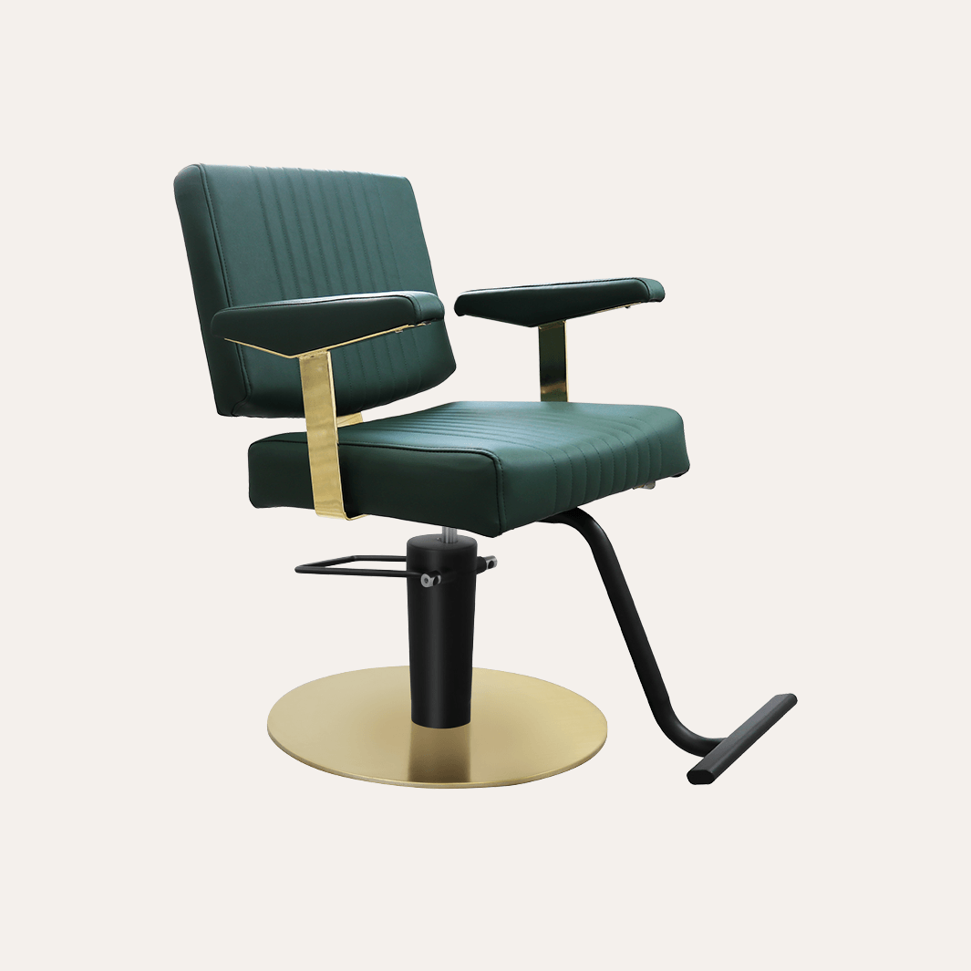 ATHENA Professional Salon Chair - Adjustable Hydraulic Styling Chair for Hairdressers & Barbers - Perfect for Salons, Barber Shops & Home Use