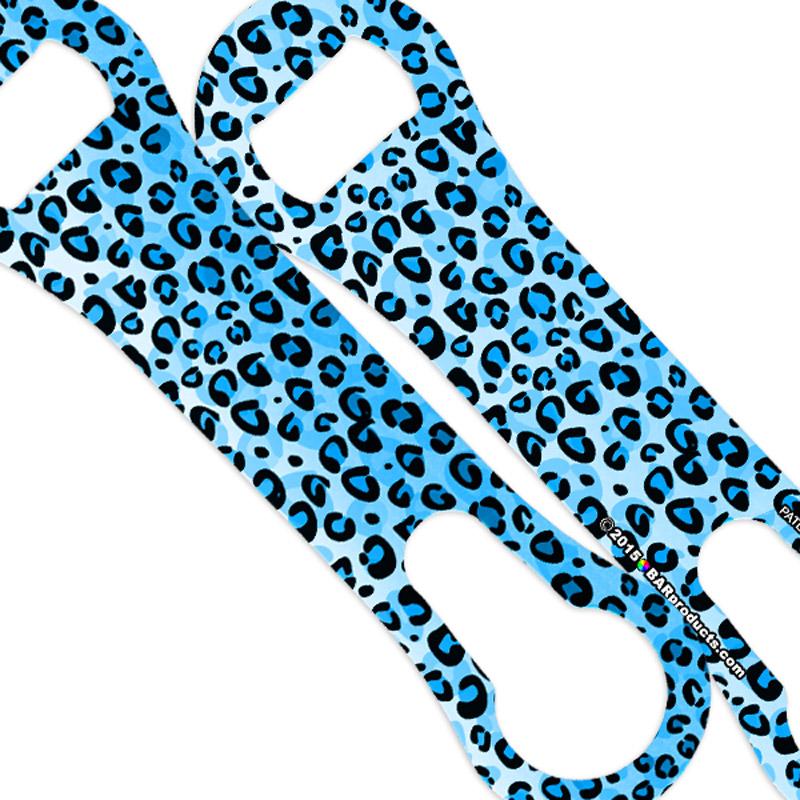 Cheetah Print V Rod® Bottle Openers - 12 Pack Bulk Stainless Steel Beer Opener Keychain for Bars, Parties, Camping & Gifts - Unique Animal Print Design