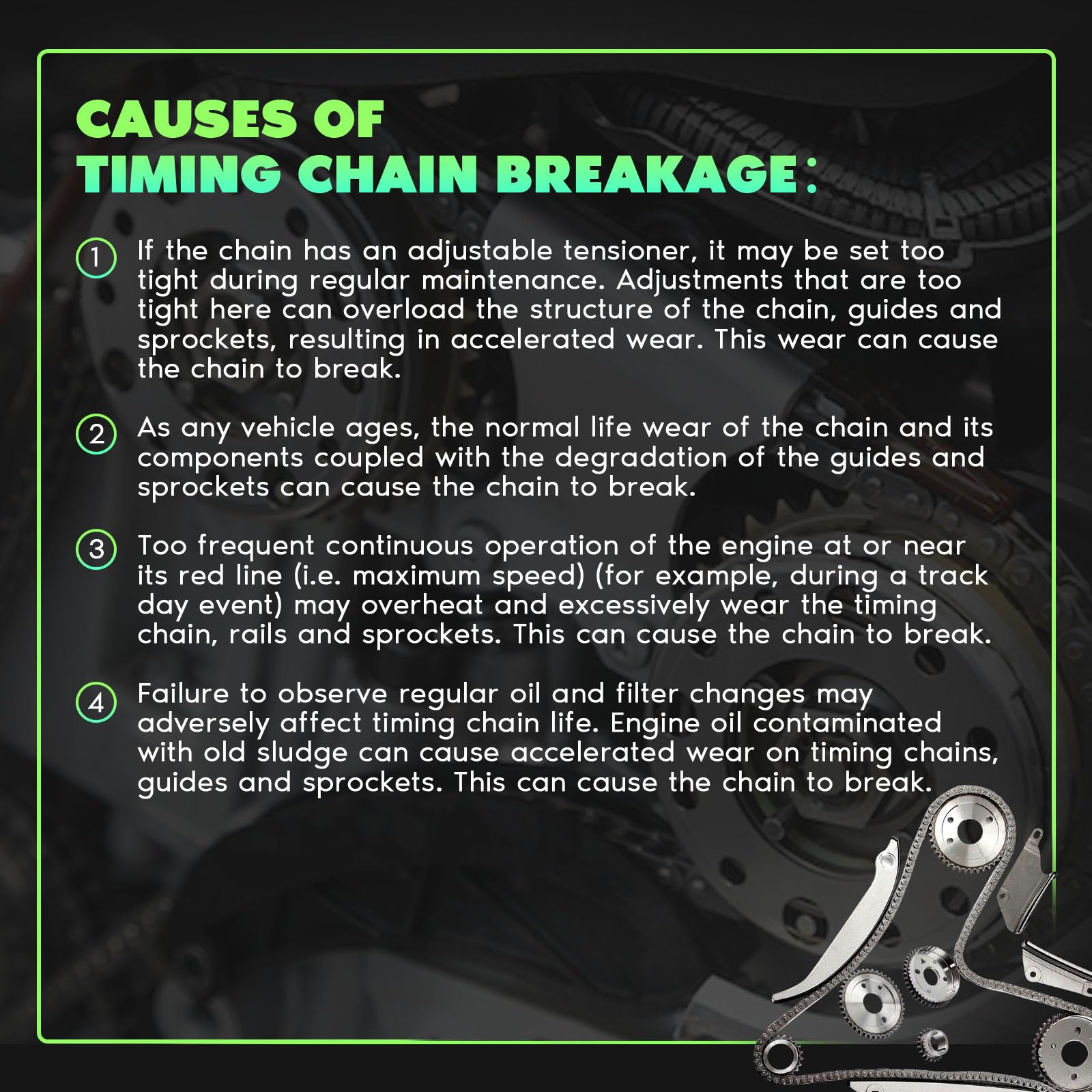 SCITOO Engine Timing Chain Kit with Water Pump for 2002-2006 Chrysler 300, Concorde, Intrepid, Sebring & Dodge Charger, Magnum, Stratus 2.7L V6 - Replaces TK140B 9-0397SA - Perfect for Engine Repair & Maintenance