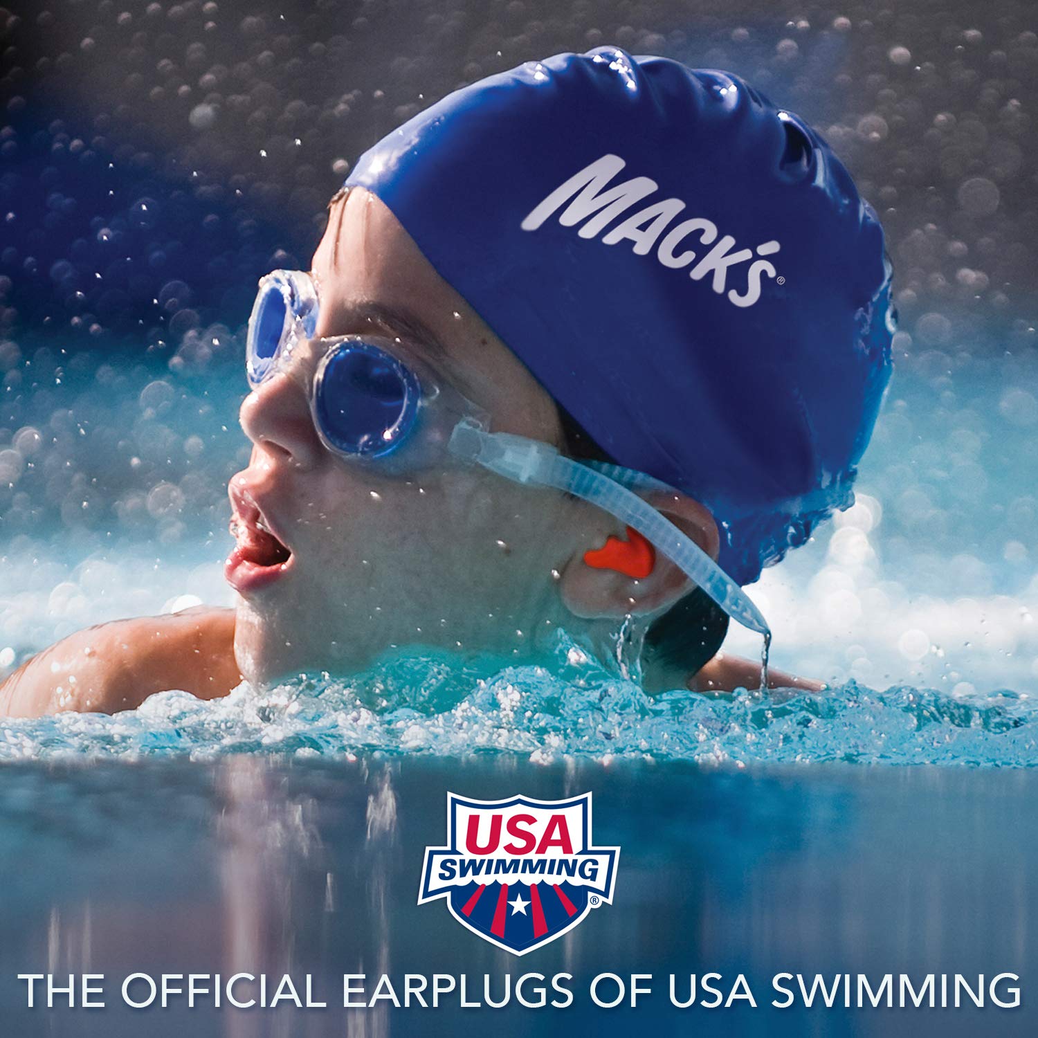 Mack’s Soft Moldable Silicone Putty Earplugs for Kids - 200 Pair Dispenser | Comfortable Small Ear Plugs for Swimming, Bathing, Travel, Concerts & Flying | Noise Reduction, Waterproof & Made in USA | Perfect for Sensitive Ears & Active Lifestyles