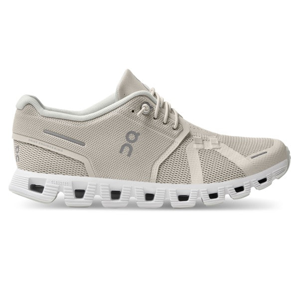Women's Cloud 5 Running Shoes - Lightweight Pearl White Sneakers for Jogging, Gym & Everyday Wear