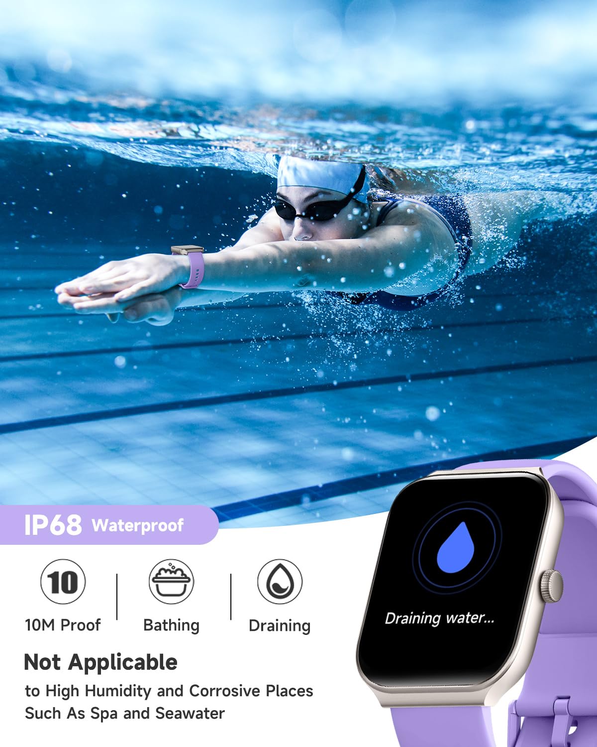 Smart Watch for Women with Alexa Built-in, 1.95
