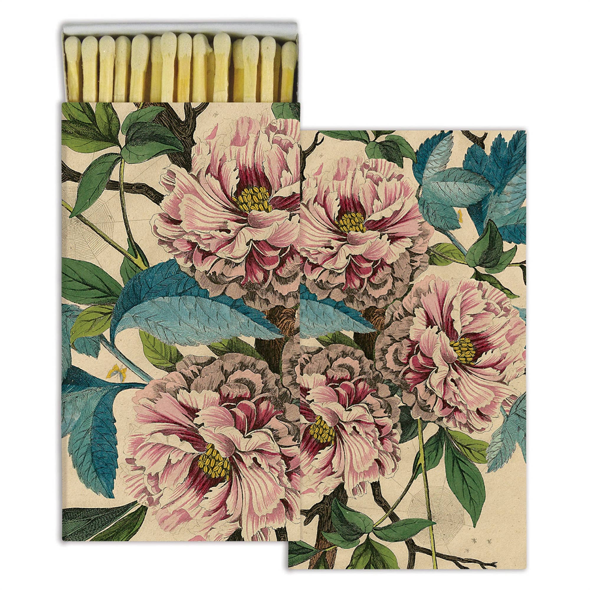 French Peony Scented Matches - Long-Lasting Fragrance for Home, Wedding & Romantic Decor | Perfect for Candles, Bathrooms & Special Occasions