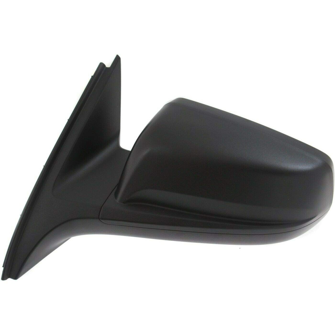 1PC Left Driver Side Textured Power Heated Manual Folding Exterior Door Mirror Replacement for Chevy Malibu 2013-2015 & Malibu Limited 2016 - Without Auto-Dimming - Perfect for Winter Driving and Enhanced Visibility