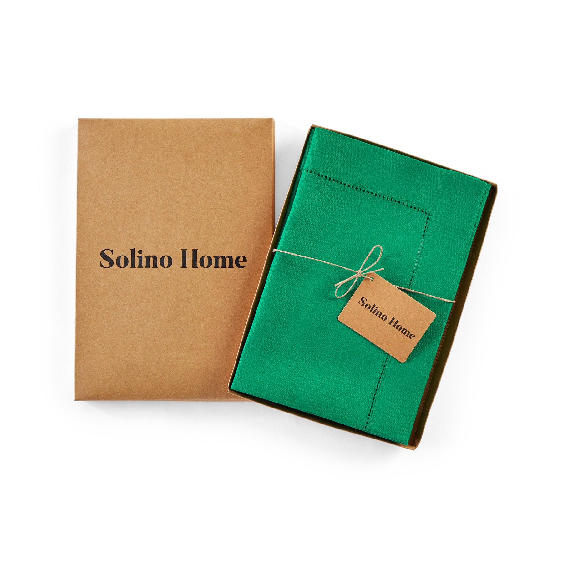 Premium Classic Hemstitch Napkins - 100% Cotton Linen Dinner Napkins for Formal Dining, Weddings & Special Occasions