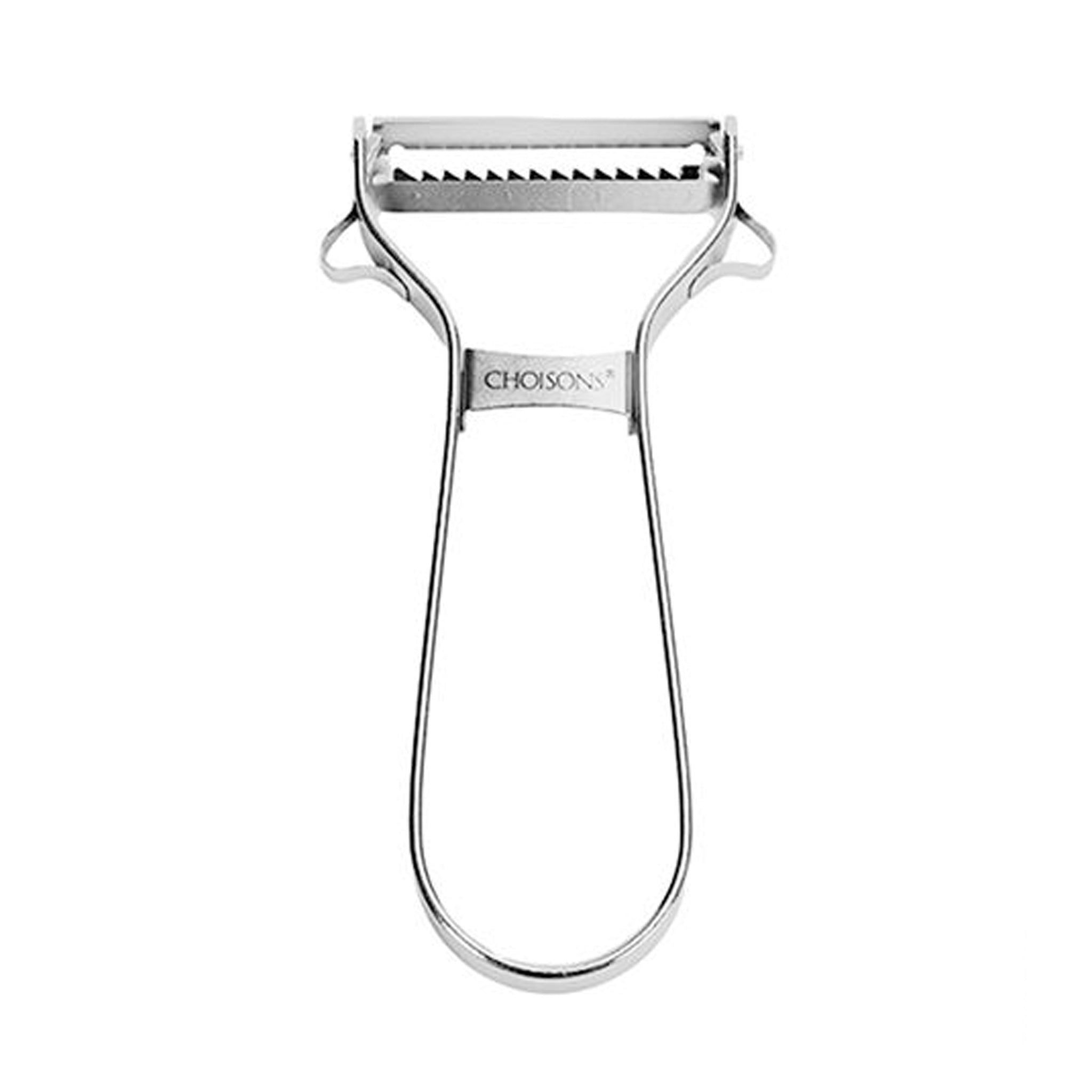 Choisons® Stainless Steel Julienne Peeler - Vegetable Stripper & Spiralizer for Zucchini, Carrots & Potatoes - Perfect for Salads, Stir-Fries & Garnishing