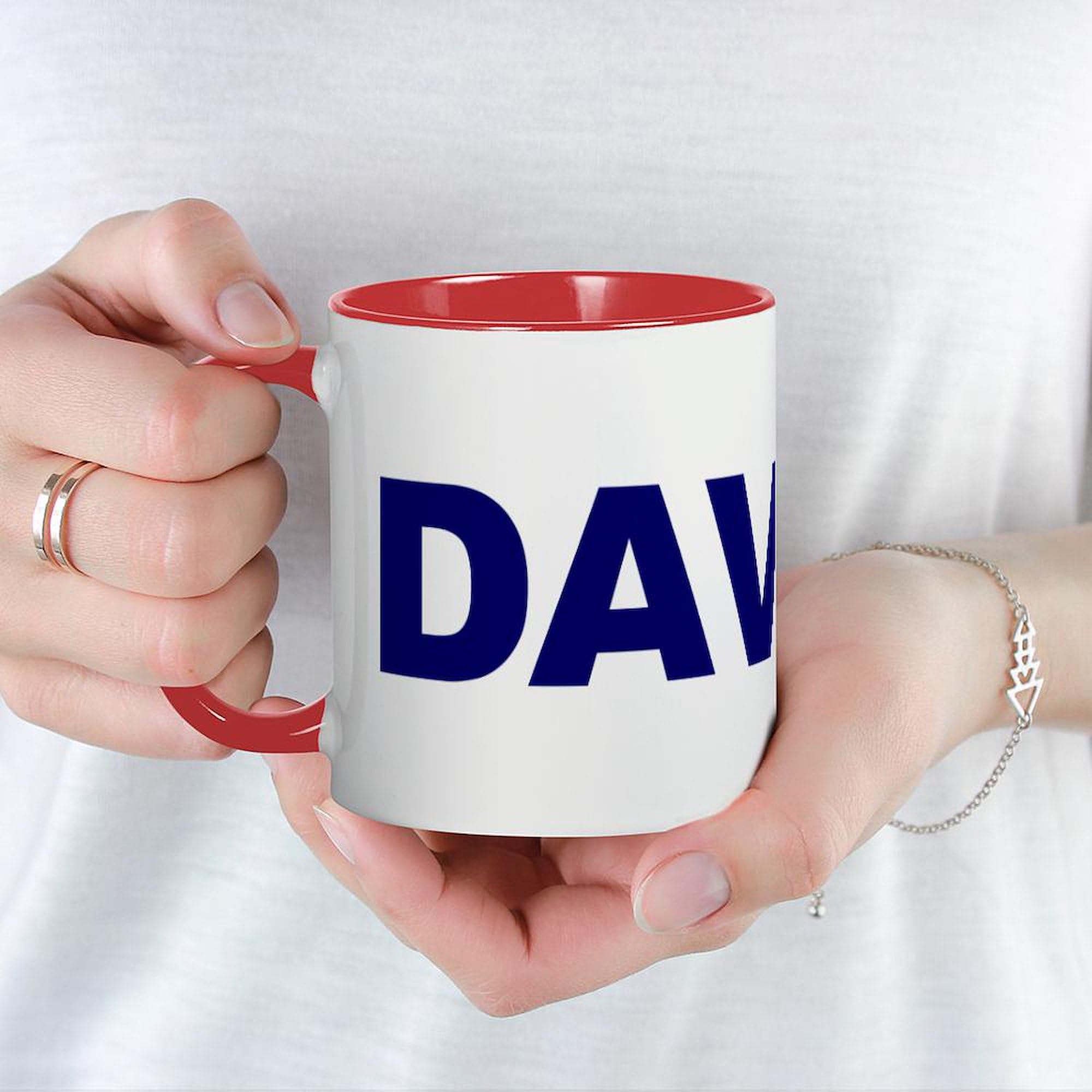 Dave Mug 11 oz (325 ml) Ceramic Coffee Cup - Funny Novelty Gift for Coffee Lovers, Office Workers & Friends - Perfect for Home, Office & Gifts