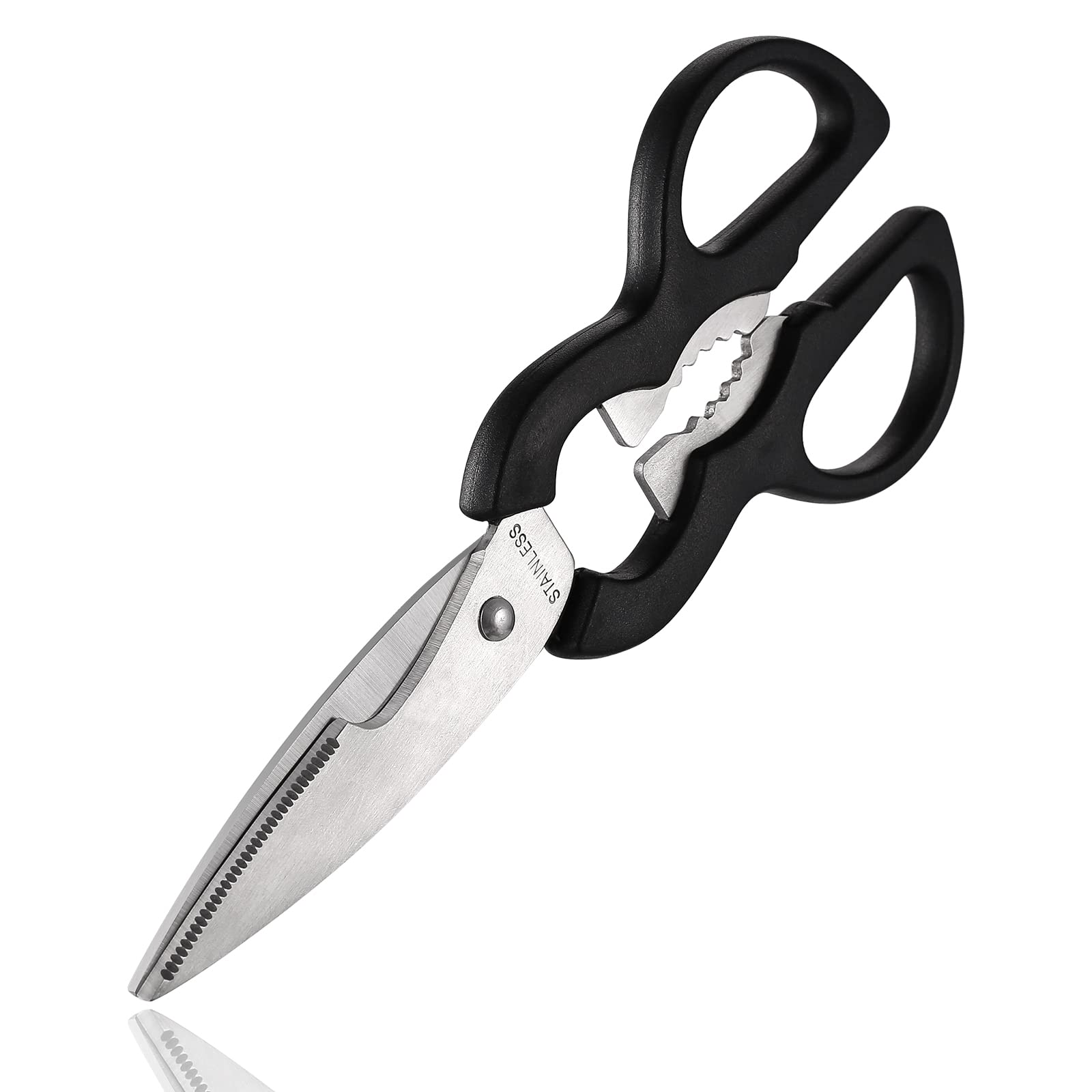 SinYe Multi-Function Kitchen Scissors - Heavy Duty Stainless Steel Utility Shears for Cutting Meat, Poultry, Herbs & Vegetables | Perfect for Food Prep, Butchering & Cooking