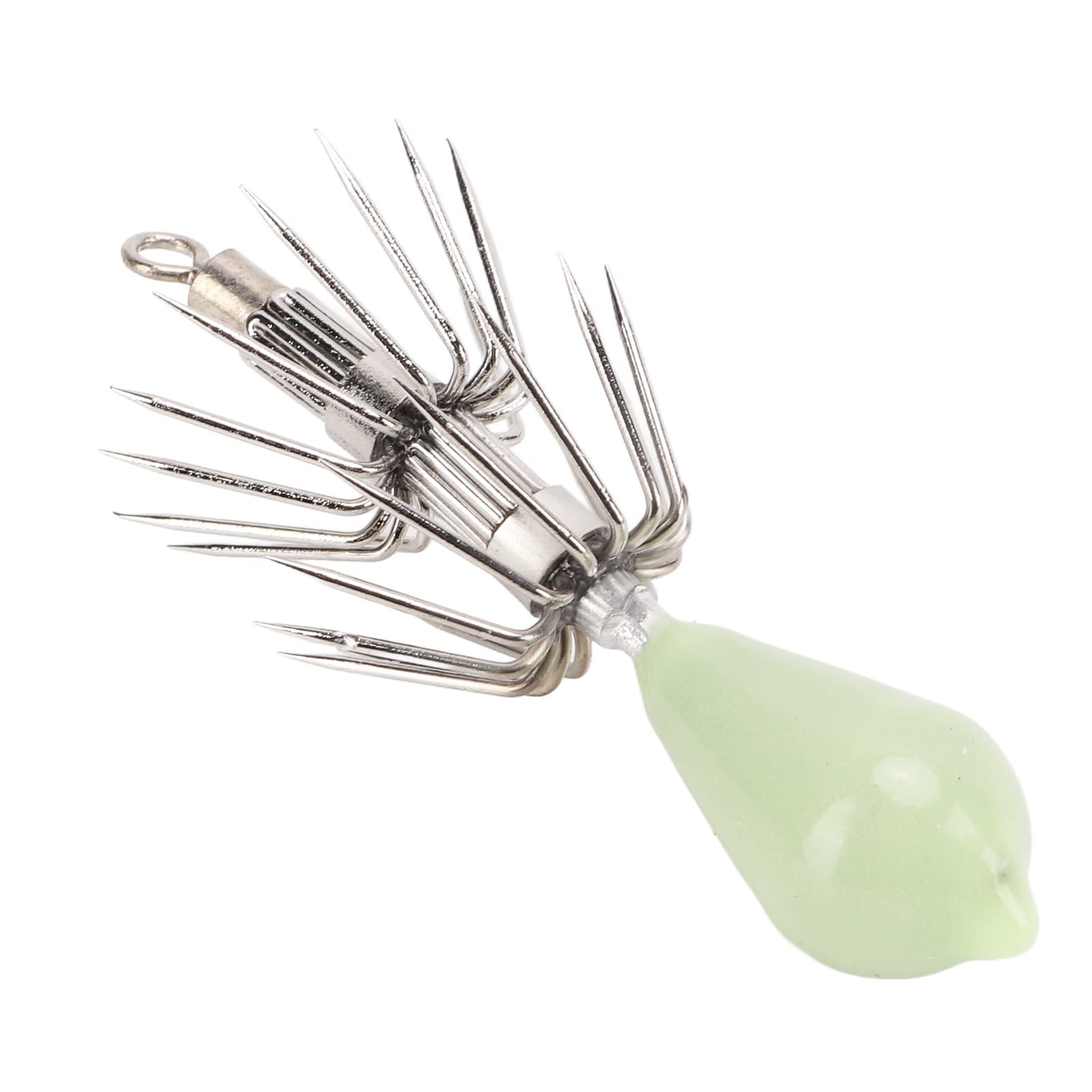 Eco-Friendly Luminous Jig Hook - 360° Rotate Fishing Lure for Sea Fishing (11g) - Perfect for Night Fishing