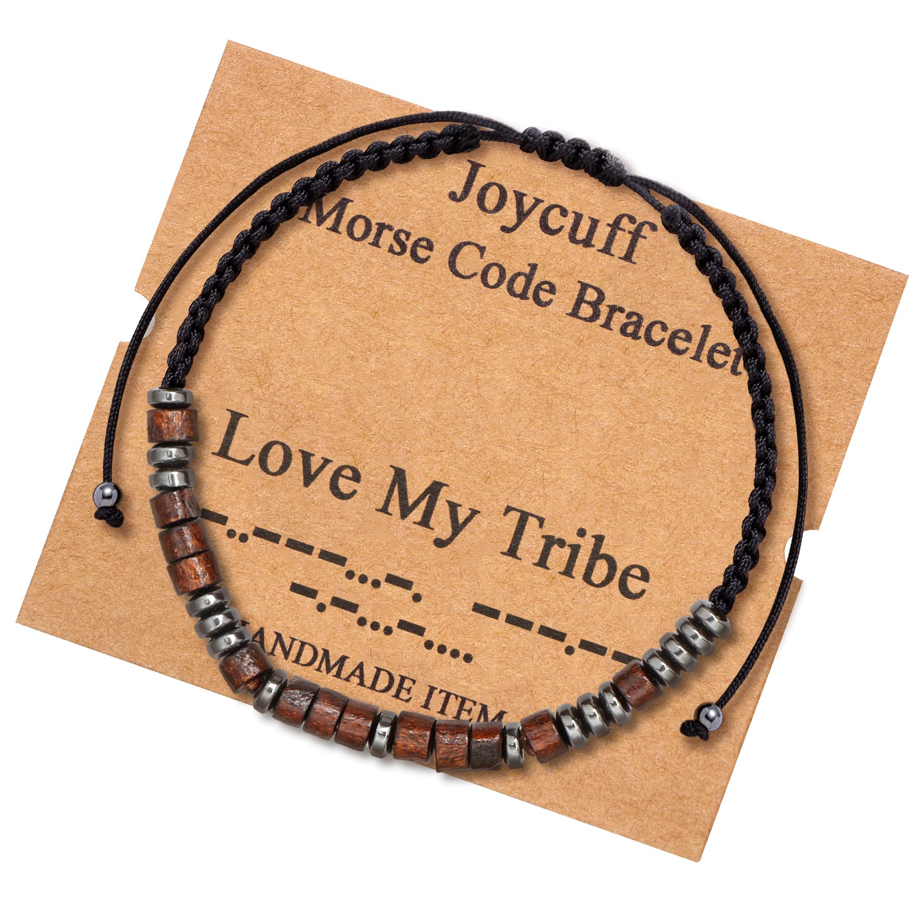 Inspirational Morse Code Bracelets for Men & Women - Thoughtful Gifts for Mother's Day, Birthday, Christmas (Mom, Dad, Daughter, Aunt, Grandma) - Adjustable Wrap Memorial & Graduation Jewelry - Perfect for Daily Wear, Special Occasions & Meaningful Gifting