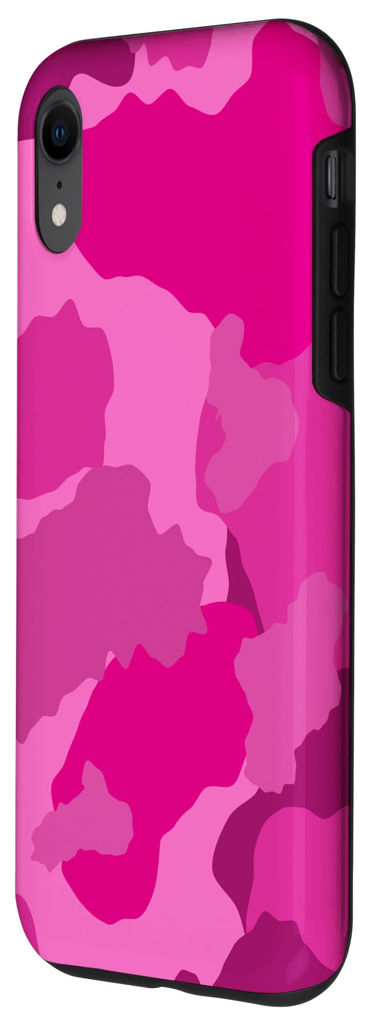 iPhone XR Pink Camouflage Case - Shockproof Protective Phone Cover for Women & Girls | Perfect for Outdoor, Travel & Daily Use