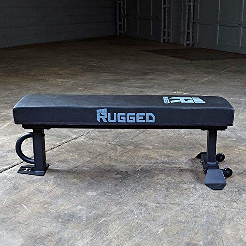 Y041 Flat Weight Bench - Heavy Duty 1500lbs Capacity Home Gym Equipment for Strength Training & Bodybuilding | Durable Workout Bench for Home & Commercial Use | Perfect for Squats, Bench Press & Full-Body Exercises