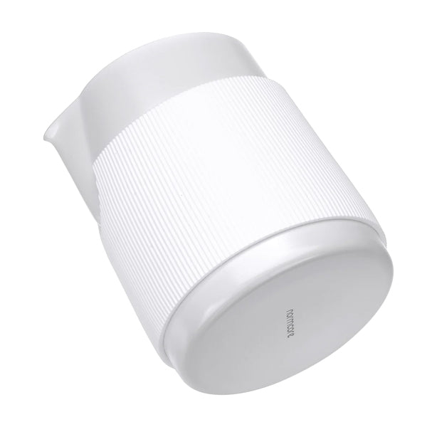 Normcore Handleless Milk Jug - Premium White Ceramic Pitcher for Coffee, Tea & Milk - Perfect for Home, Cafe & Restaurant Use