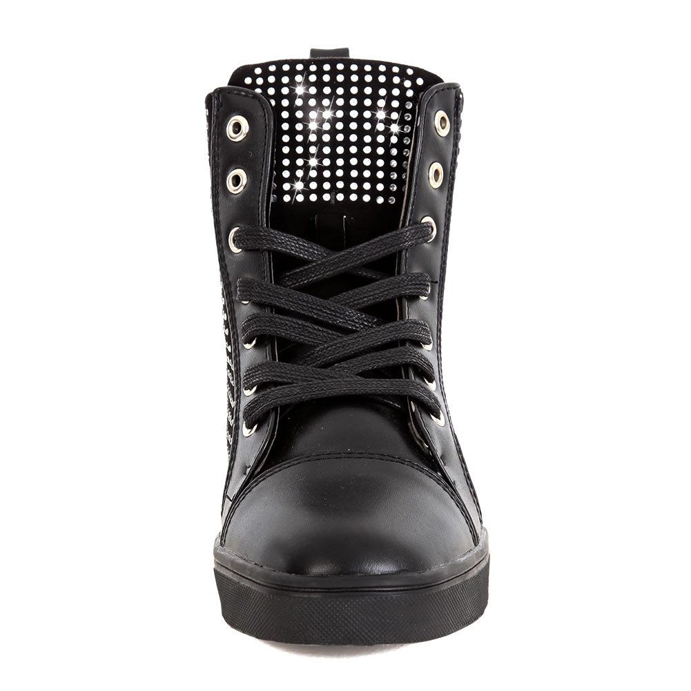 Sparkly Women's High Top Dance Sneakers with Rhinestones - Perfect for Jazz, Hip Hop & Dance Performances