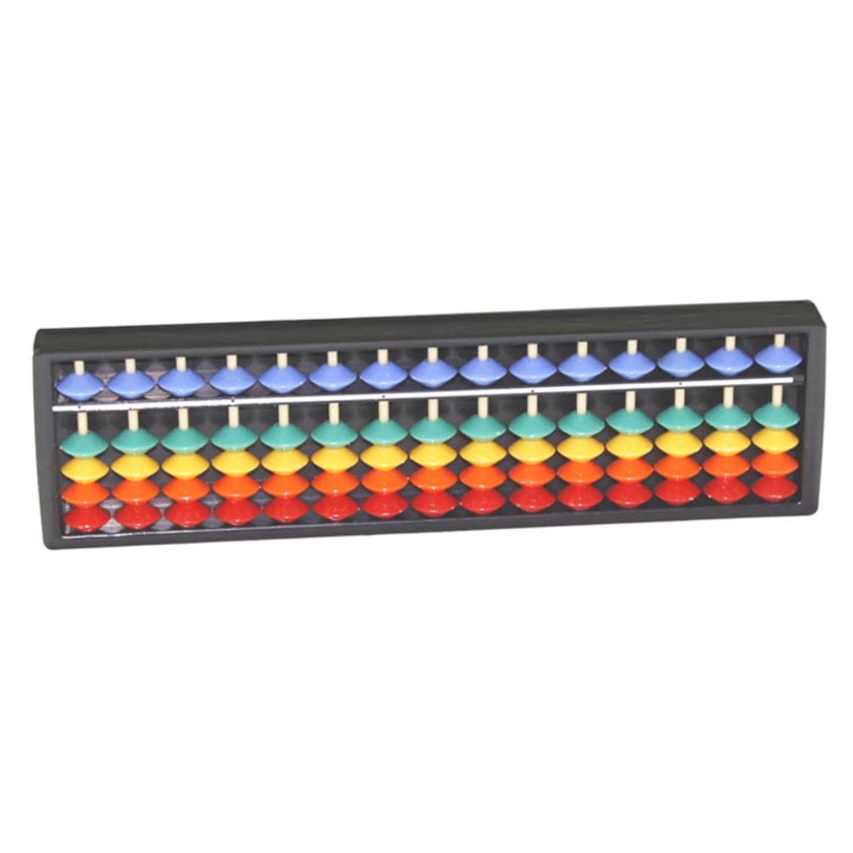 3-Piece 15-Row Educational Abacus Toy for Kids - Math Learning Tool, Counting Practice, and Arithmetic Playset - Perfect for Classroom, Homeschooling & Early Childhood Development
