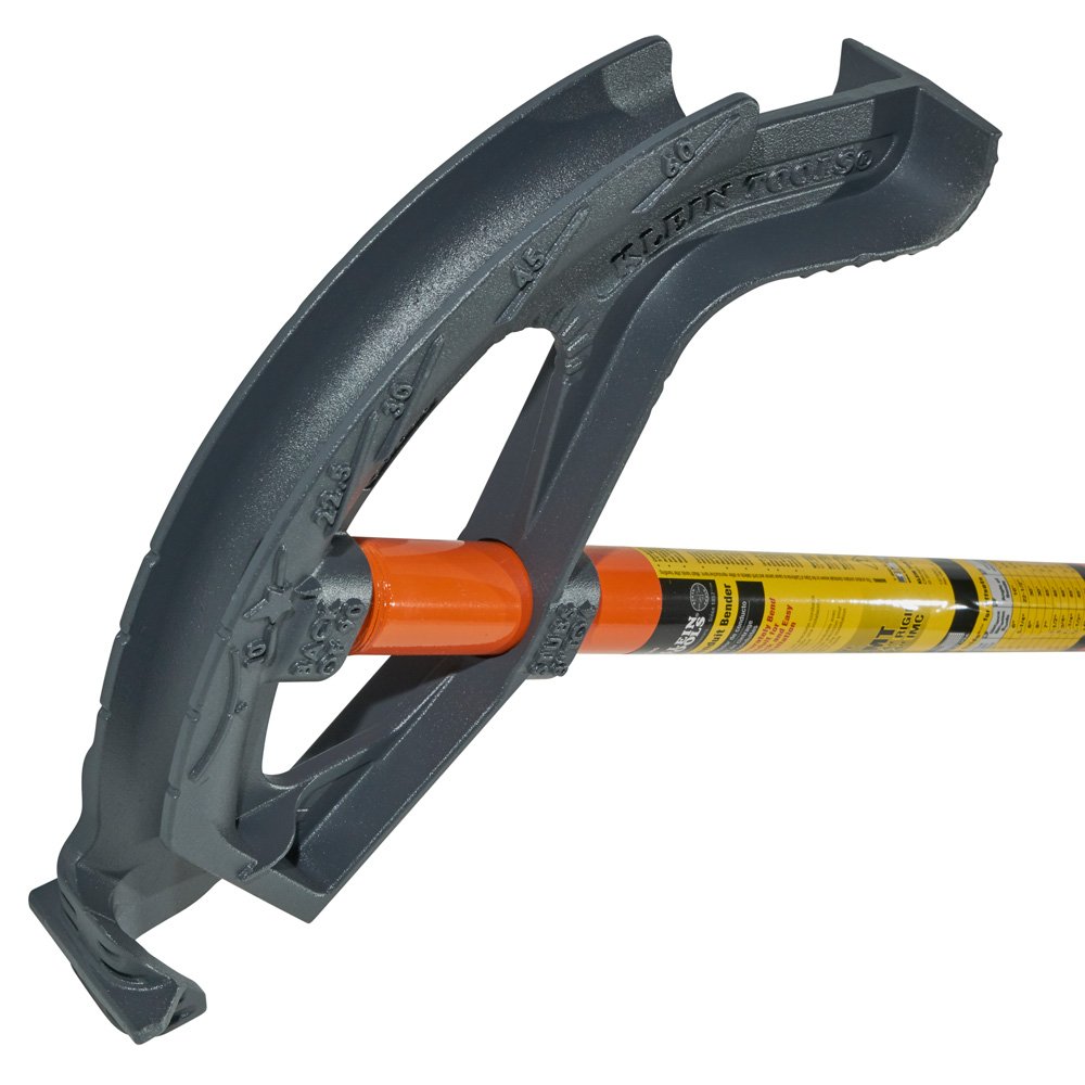 Klein Tools 56205 1-Inch EMT Iron Conduit Bender with No. 51247 Handle - Professional Electrical Conduit Bending Tool for Electricians, DIY Projects, and Home Renovations