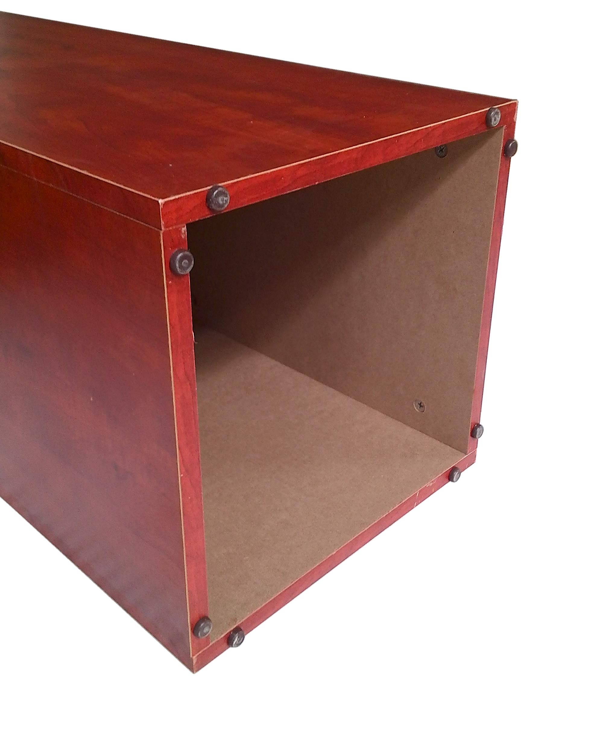 FixtureDisplays® 15x15x36 Wooden Cube Pedestal Table - Display Stand for Centerpiece, Flower Arrangement, Merchandise, Lamp or Books - Easy Assembly - Perfect for Home Decor, Retail Displays & Wedding Decorations