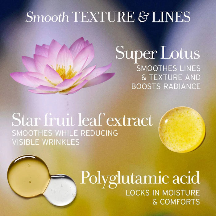 Lotus Youth Preserve Hydrating & Smoothing Face Cream for Fine Lines & Texture - Fresh Moisturizer for Daily Skincare & Anti-Aging Routine