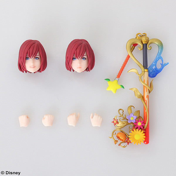 Bring Arts Kingdom Hearts III Kairi Action Figure by Square Enix - Collectible Anime Character Statue for Gamers & Fans | Perfect for Display, Gifts, and Cosplay Inspiration