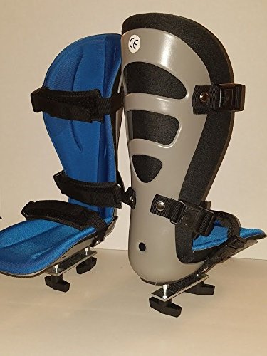 Sago® Adjustable Foot Splints for Motorized Exercise Bikes - Pair for Handicapped & Disabled Users (Include Shoe Size/Height/Weight/Gender) - Ideal for Physical Therapy, Rehabilitation & Home Exercise Equipment