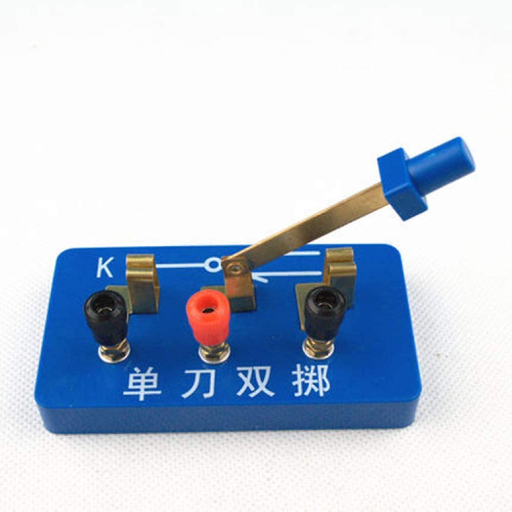 Educational Science Kit for Kids - Single Pole Double Throw Switch with Pure Copper Electrical Components | STEM Learning Toys for Physics & Electrical Experiments | Perfect for Classroom & Home Labs