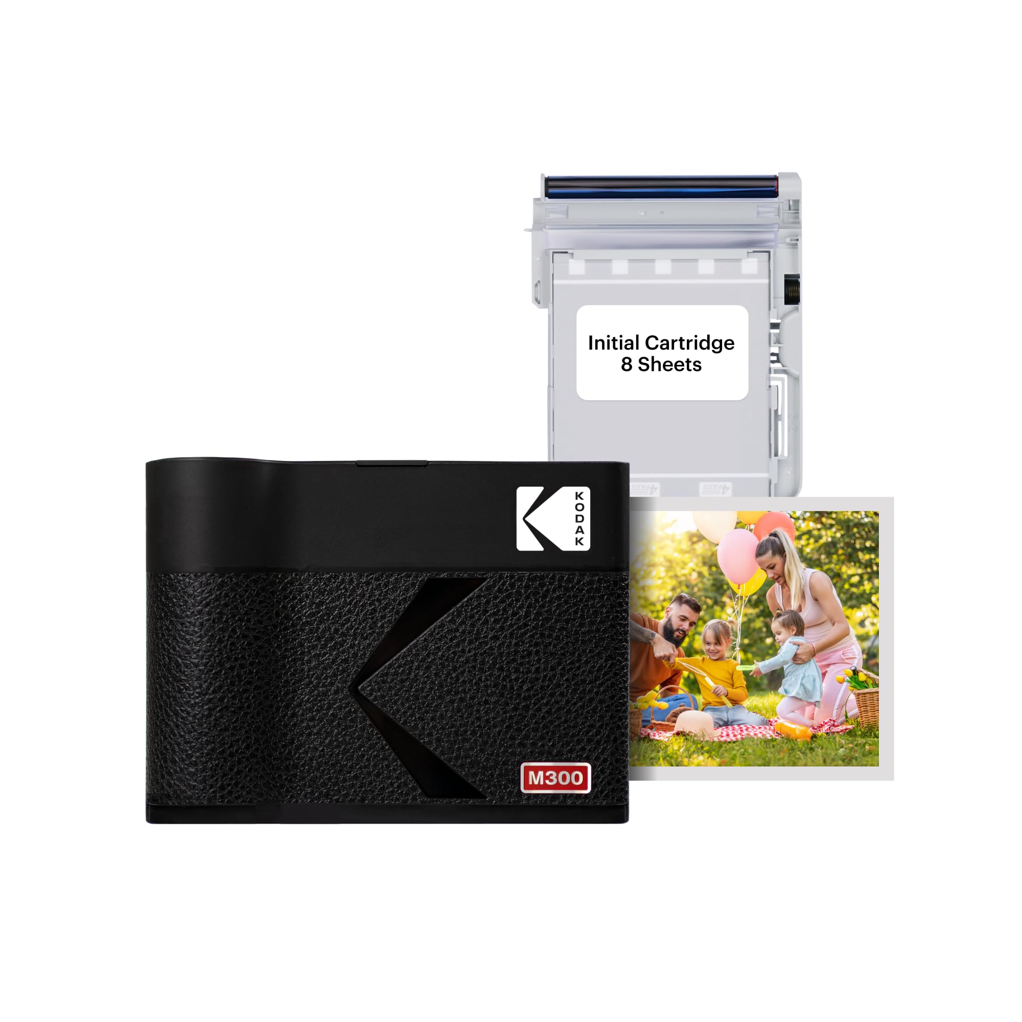 KODAK Mini 3 ERA 4PASS Portable Instant Photo Printer (Black) - Wireless Bluetooth, ZINK Zero Ink Printing Technology - Print 2x3