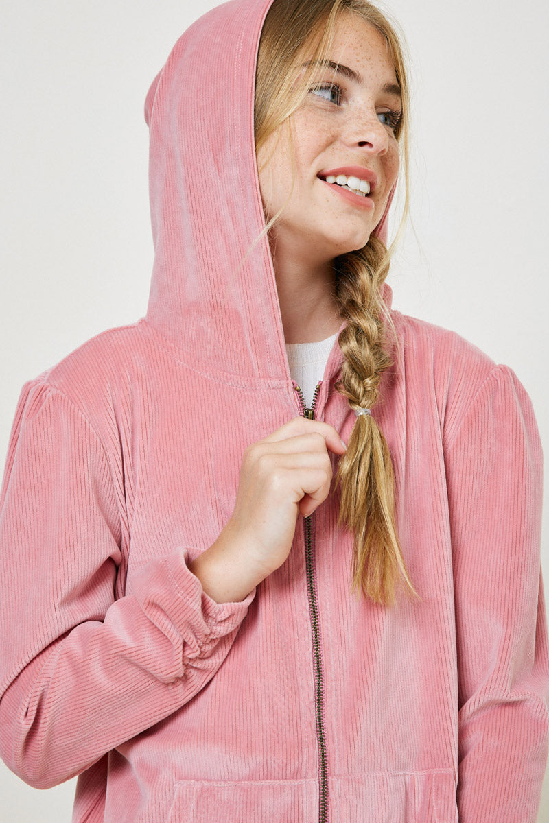 Soft Velour Zip Up Hoodie for Women & Men - Cozy Winter Pullover with Pockets | Casual Loungewear, Gym, Travel & Outdoor Activities