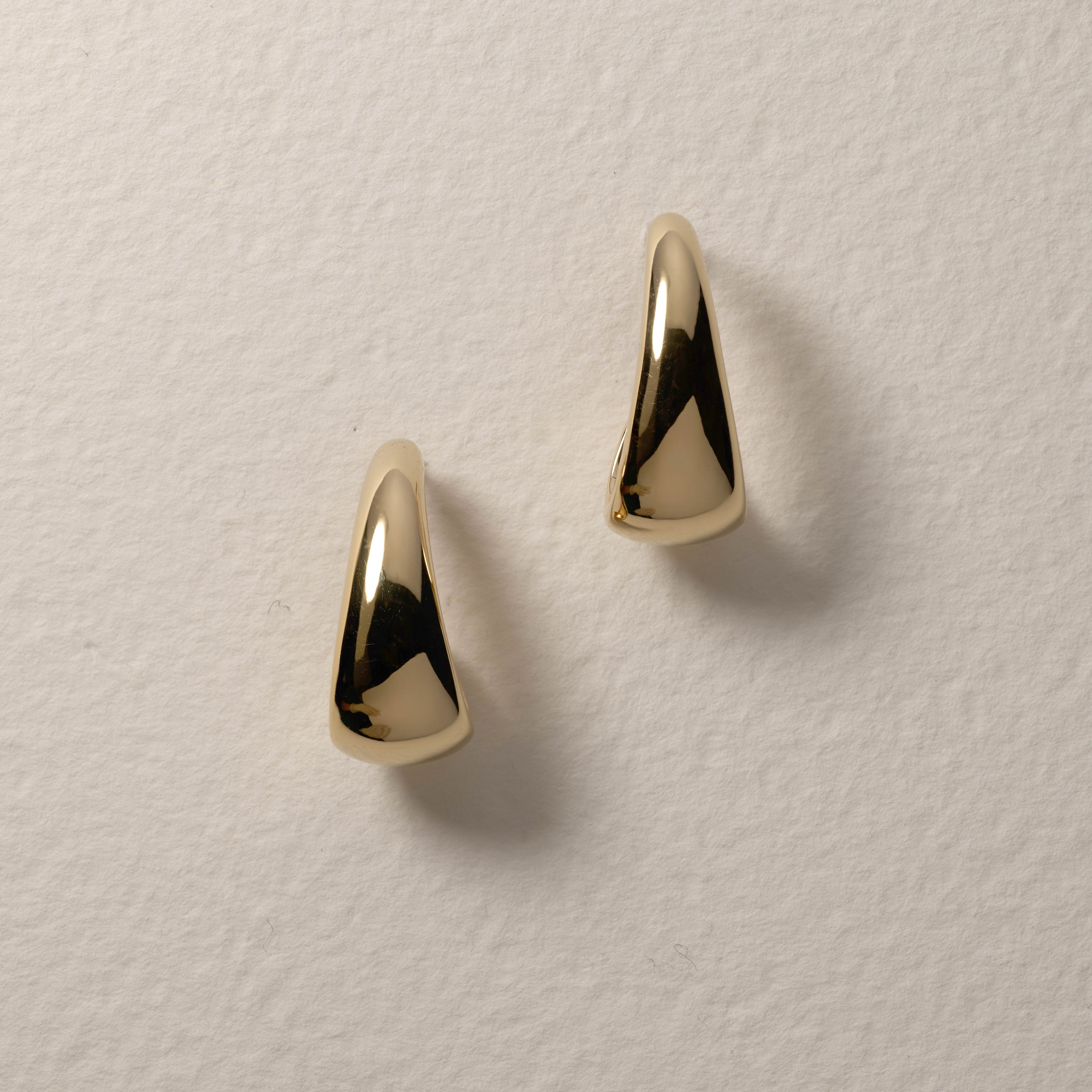 Gold Dome Hoop Stud Earrings for Women - Elegant Minimalist Jewelry for Everyday Wear, Parties & Gifts