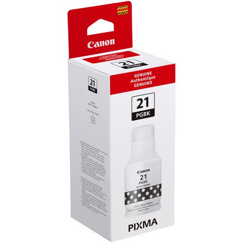 Canon GI 21 Pigment Black Ink Bottle (170mL) - High-Quality Printer Ink for Canon Printers | Perfect for Home, Office & Professional Printing
