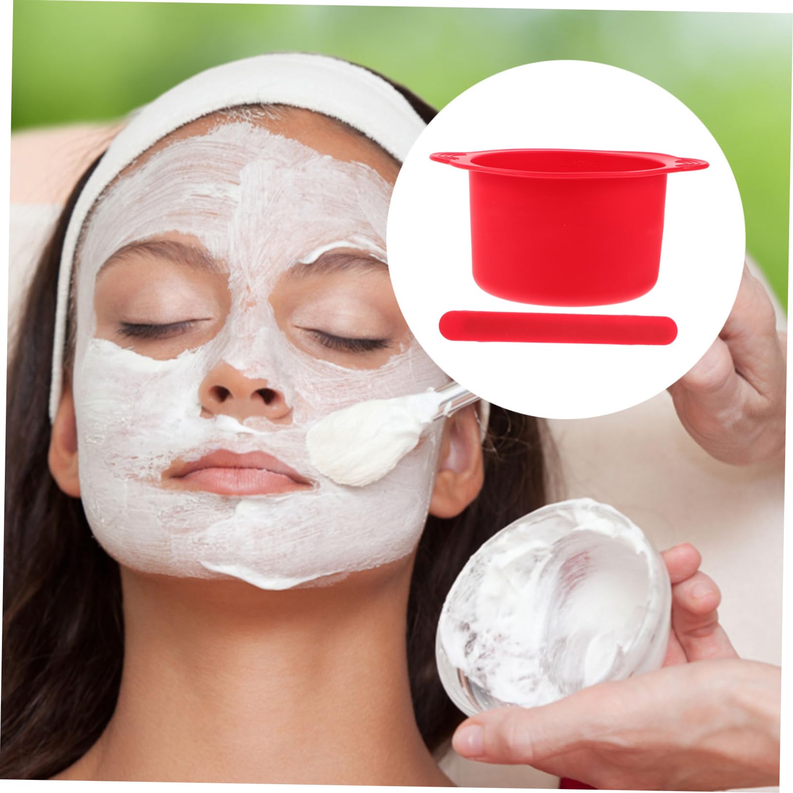 FOMIYES Silicone Wax Warmer Bowl for Hair Removal - Easy to Clean, Durable & Sturdy Wax Melting Pot for Home & Salon Use - Perfect for Eyebrows, Legs, Bikini & Body Waxing